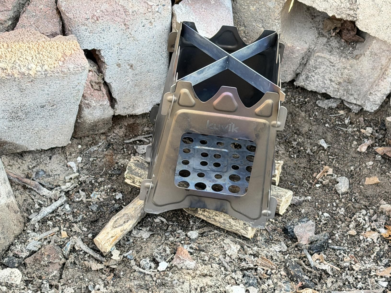 Kuvik Titanium Wood Stove - Ultralight and Compact Stove for Backpacking customer photo 2