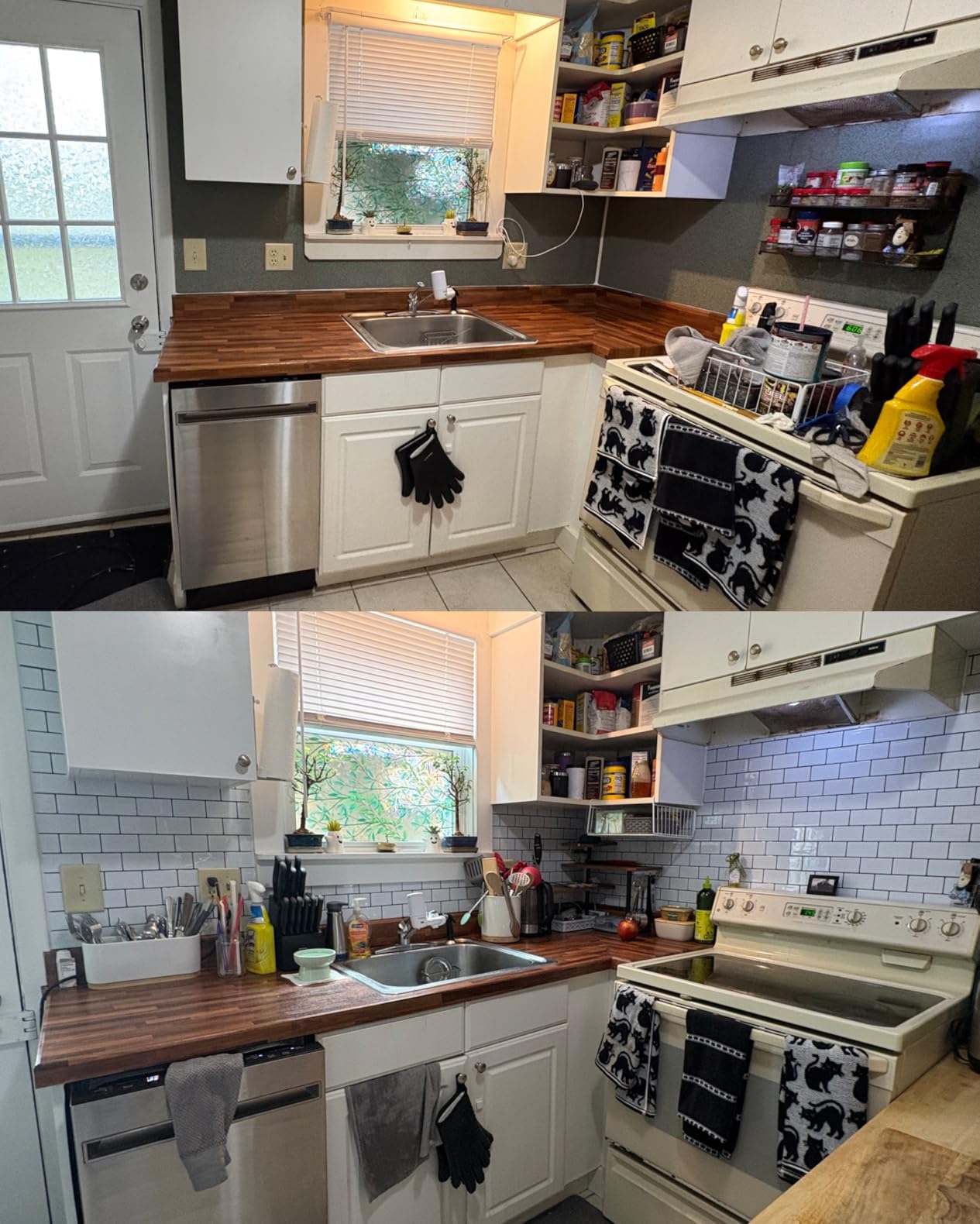 Art3d 10-Pack Subway Tiles Peel and Stick Backsplash, White, 12 x 12 Inch customer photo 1