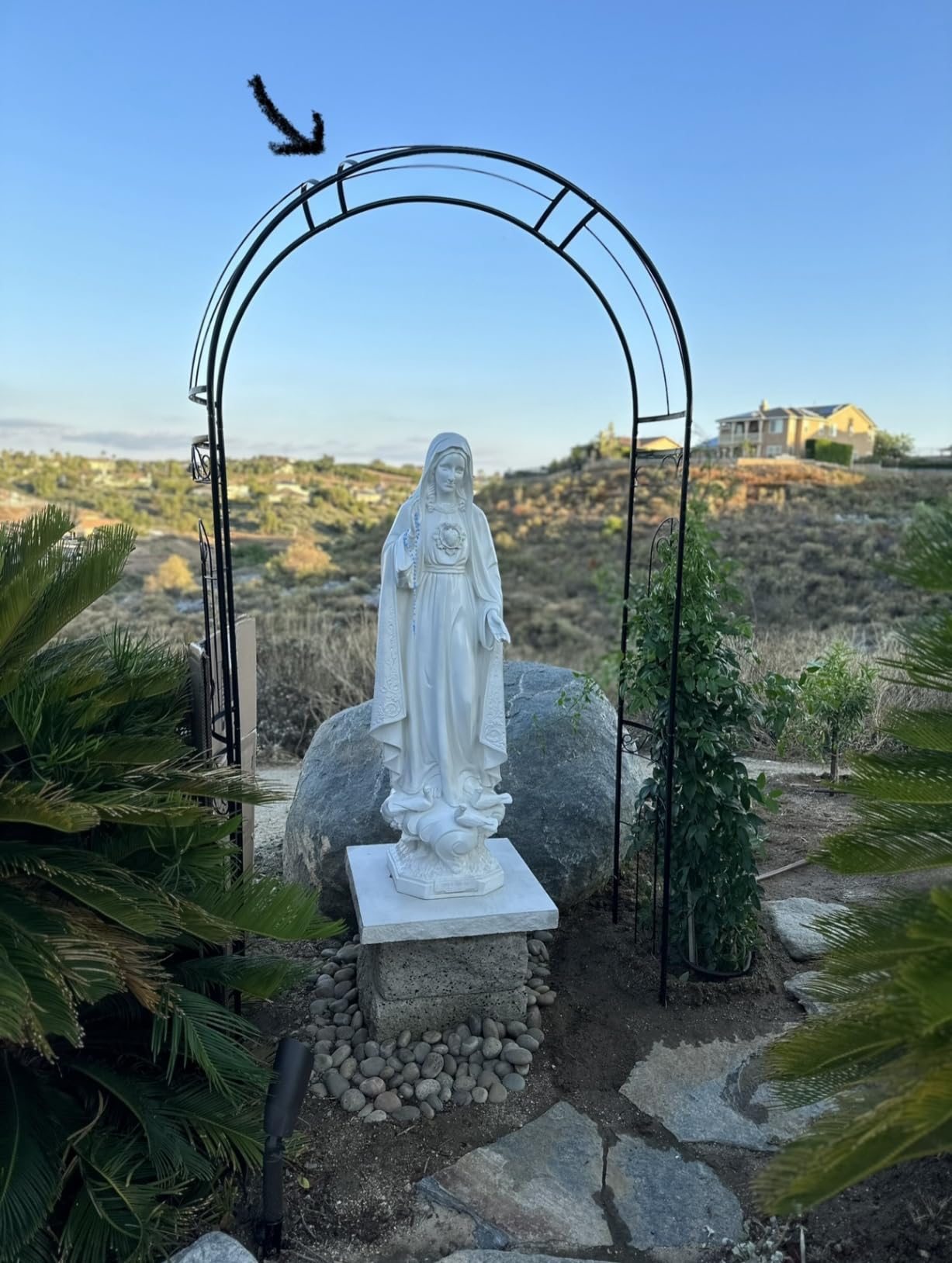 Metal Garden Arbor Wedding Arch 95.3