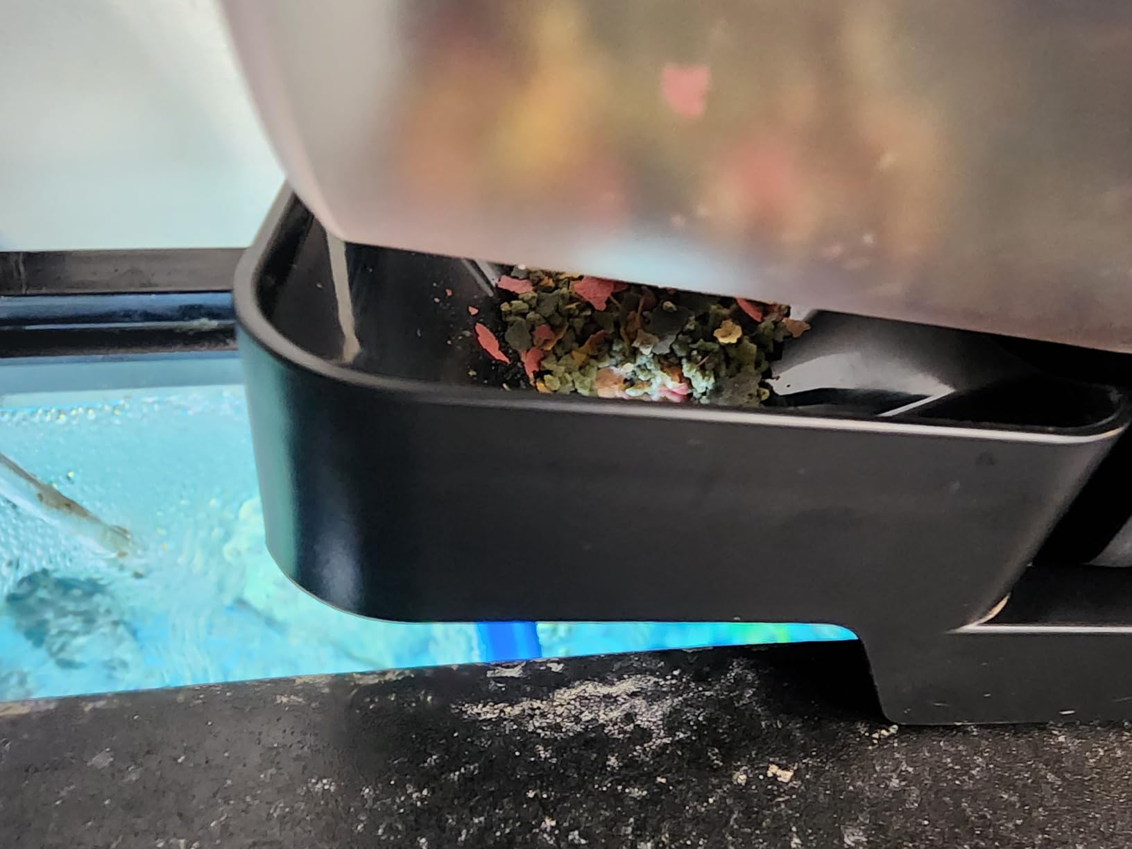 DXOPHIEX Automatic Fish Feeder Food Dispenser Vacation Fish Feeder | Powered by Battery and USB, For Aquarium and Turtle Tank customer photo 2