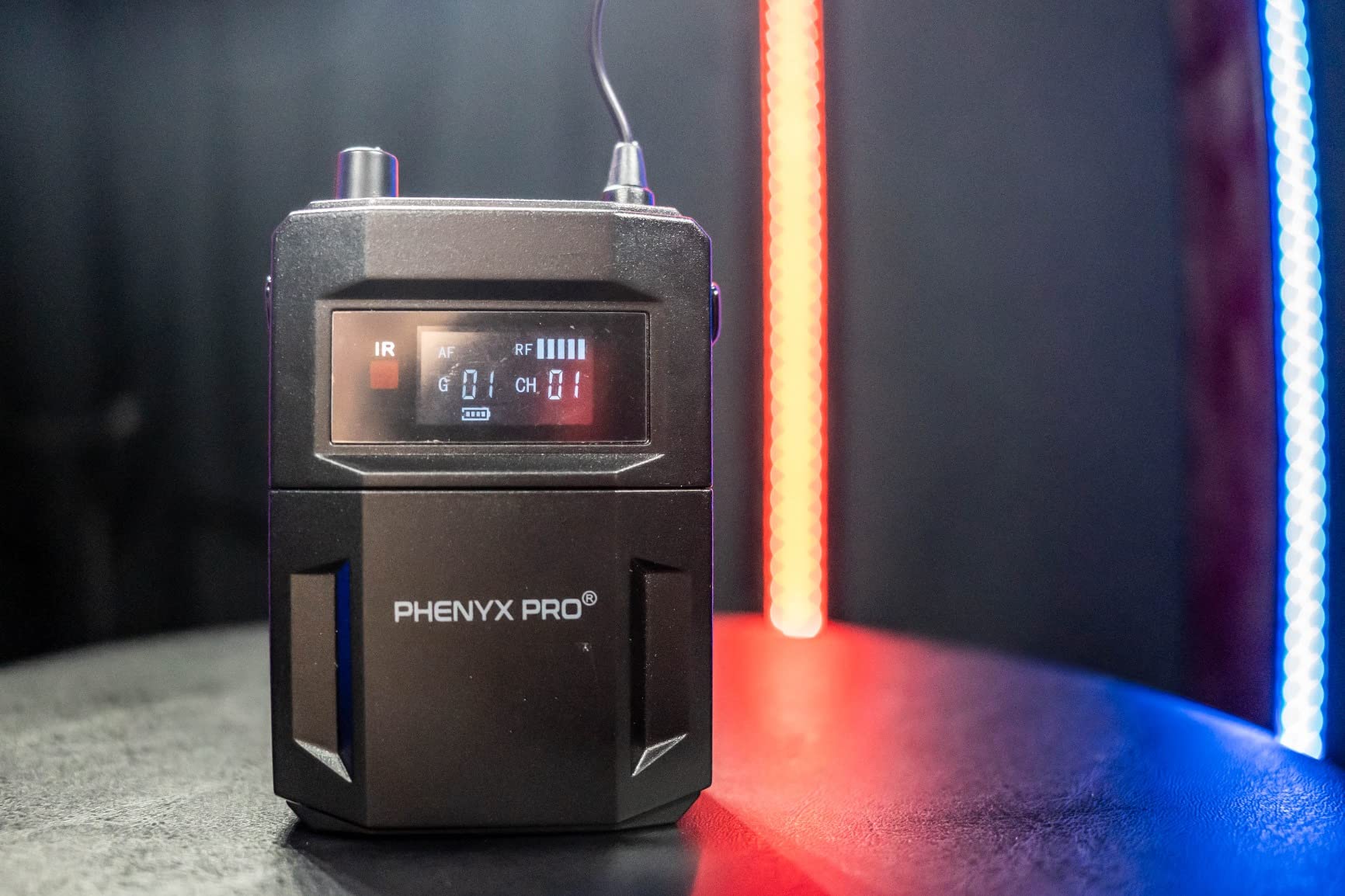 Phenyx Pro UHF Mono Wireless in-Ear Monitor System, Metal Wireless IEM System, Bodypack Receiver, 50 Adjustable Frequencies, Separate Outputs, 164ft Operation, Suitable for Band and Studio (PTM-11) customer photo 1