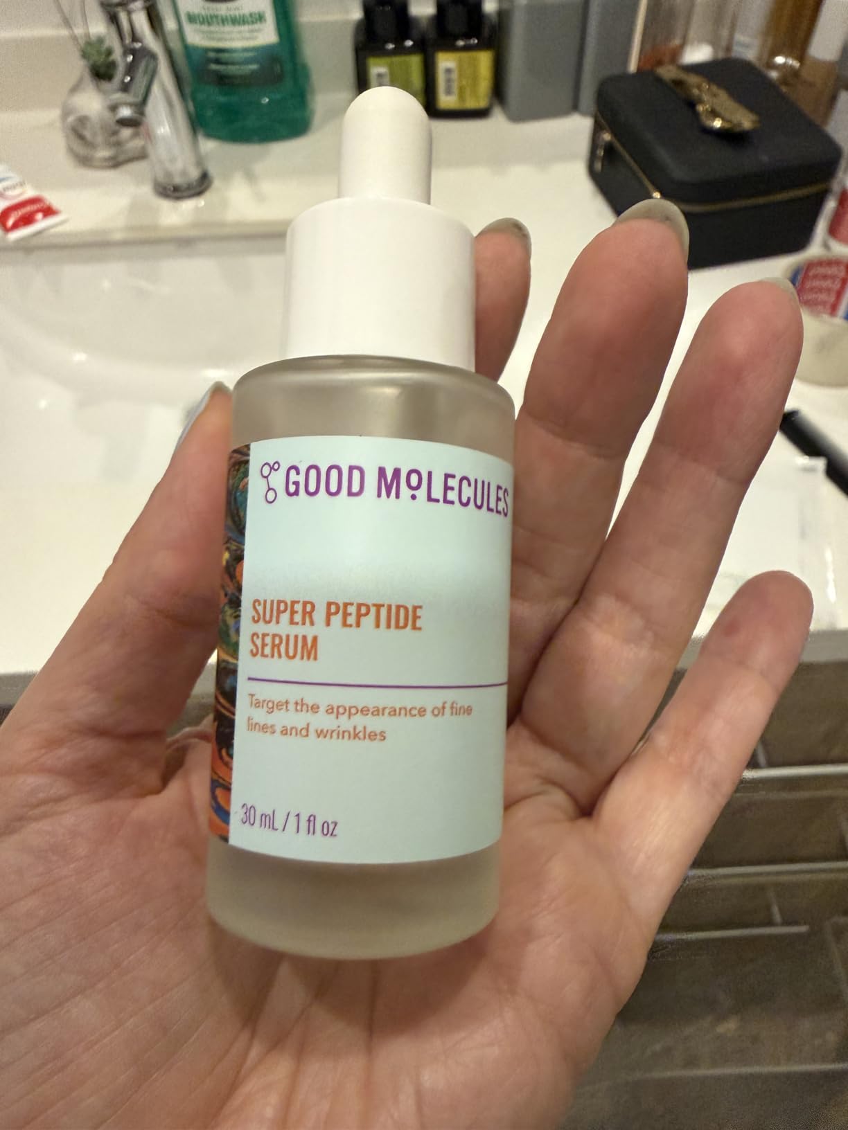 Good Molecules Super Peptide Serum - Anti-aging Facial Serum with Peptides and Copper Tripeptides to Plump and Firm - Water-Based Skincare for Face customer photo 1