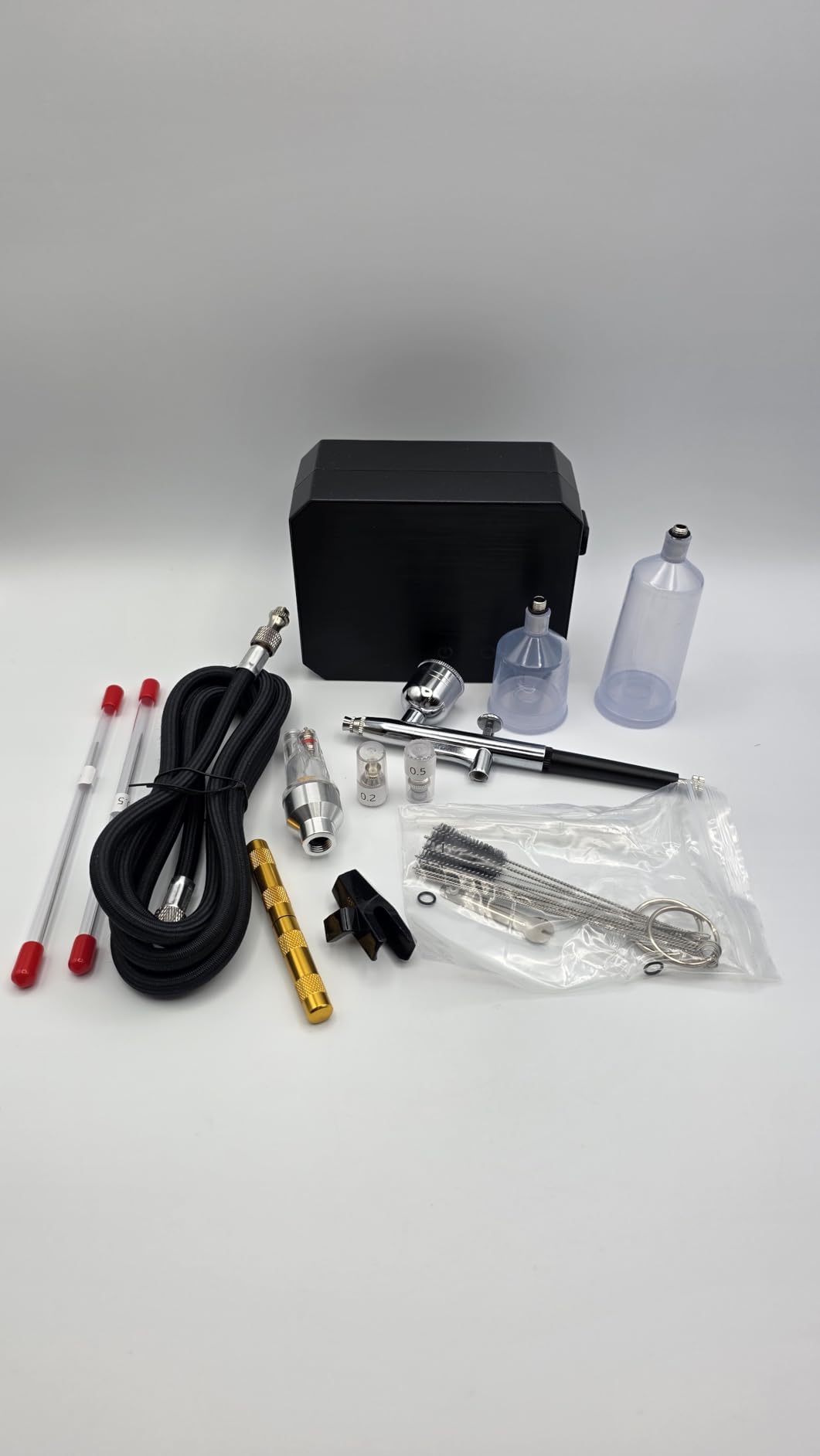 Gocheer Airbrush Kit,Upgraded 48 PSI Dual-Action Airbrush Set customer photo 2