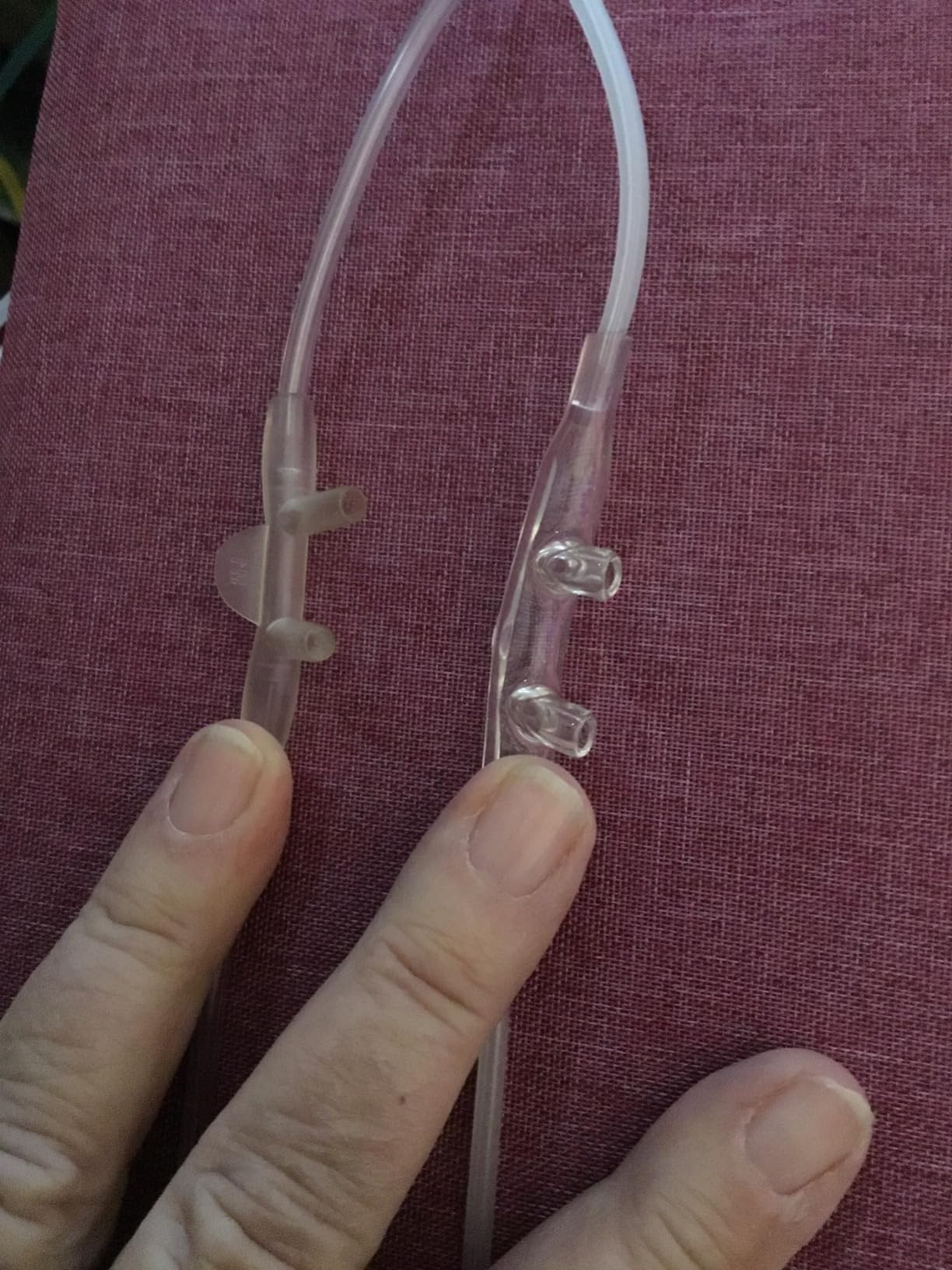 10 Pack Adult Oxygen Nasal Cannula, 7 Ft High Flow Soft Tubing customer photo 1