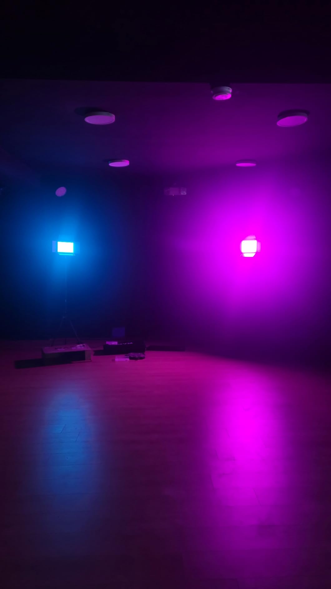 GVM RGB LED Video Light with Bluetooth Control, 60W Photography Studio Lighting Kit with Stands, 2-Packs 880RS Dimmable Led Panel Light for YouTube, Streaming, Gaming, 8 Applicable Scenes, CRI97 customer photo 1
