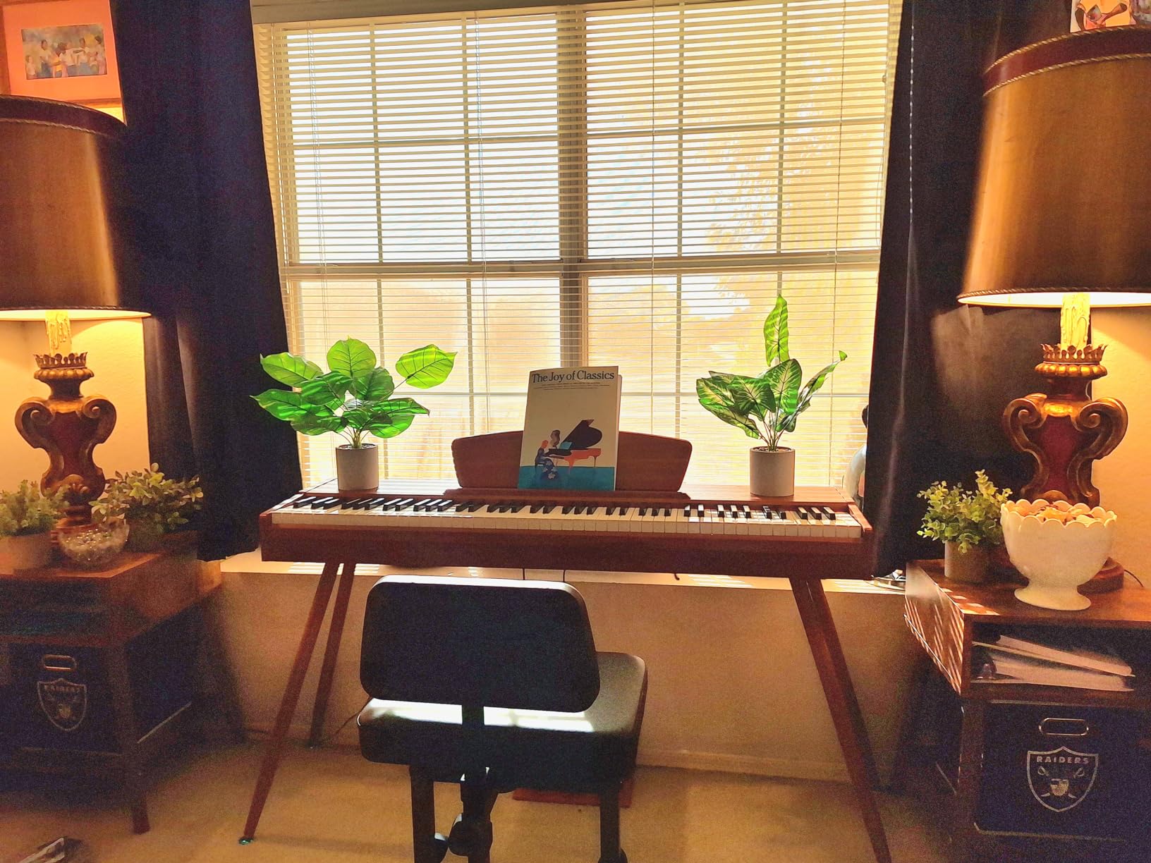 Donner DDP-80 Digital Piano 88 Key Weighted Keyboard, Full-size Electric Piano for Beginners, with Sheet Music Stand, Triple Pedal, Power Adapter, Supports USB-MIDI Connecting, Retro Wood Color customer photo 1