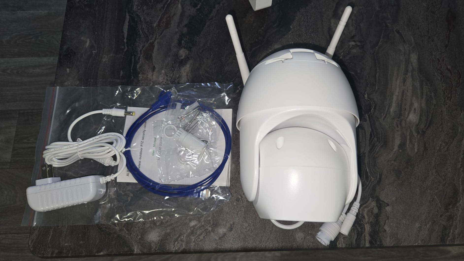 Outdoor PTZ WiFi IP Security Camera 1080P Home Surveillance Camera Pan/Tilt Two-Way Audio Motion Detection Color Night Vision Auto Tracking CamHiPro APP AT-200DW customer photo 2