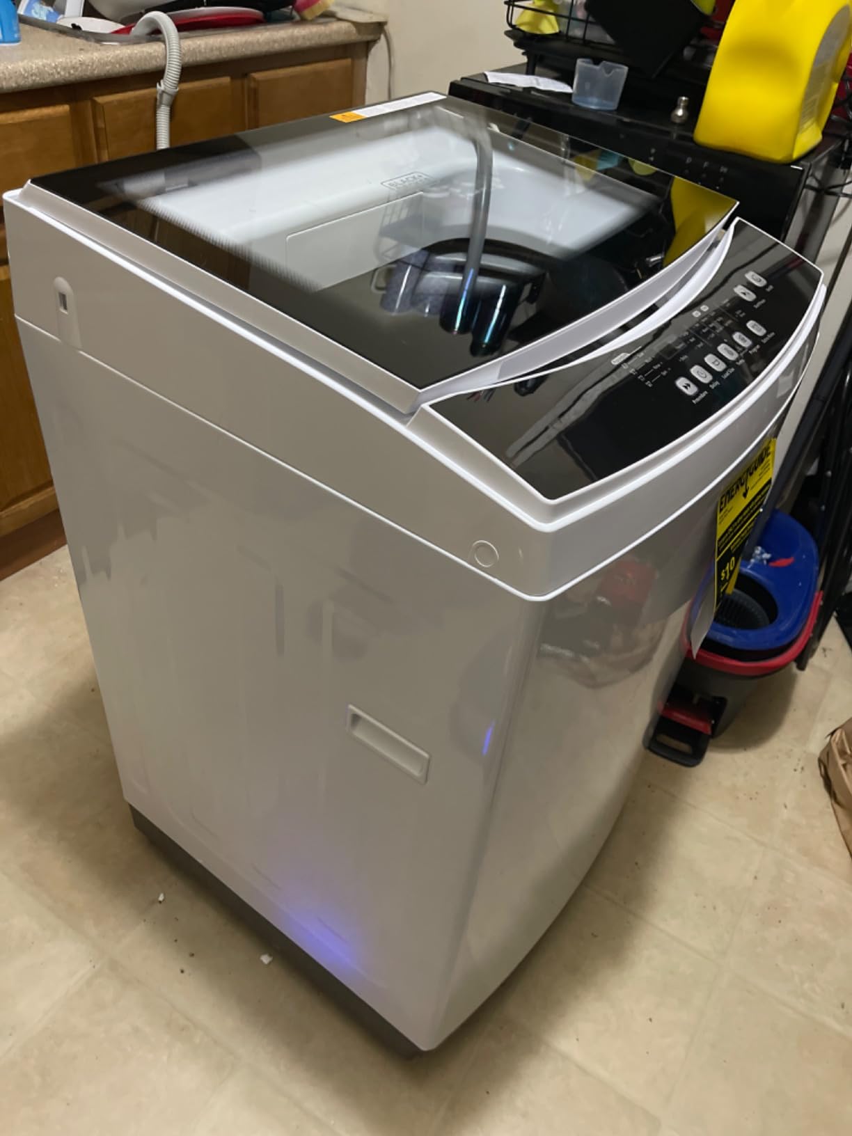 BLACK+DECKER 3.0 Cu. Ft. Portable Washer, 26.5 lb. Capacity, BPW30MW, White | 26.5 lb. Capacity Washing Machine, 6 Cycles, Quick Connect Sink Adapter and Drain Hose Included, Transparent Lid customer photo 1