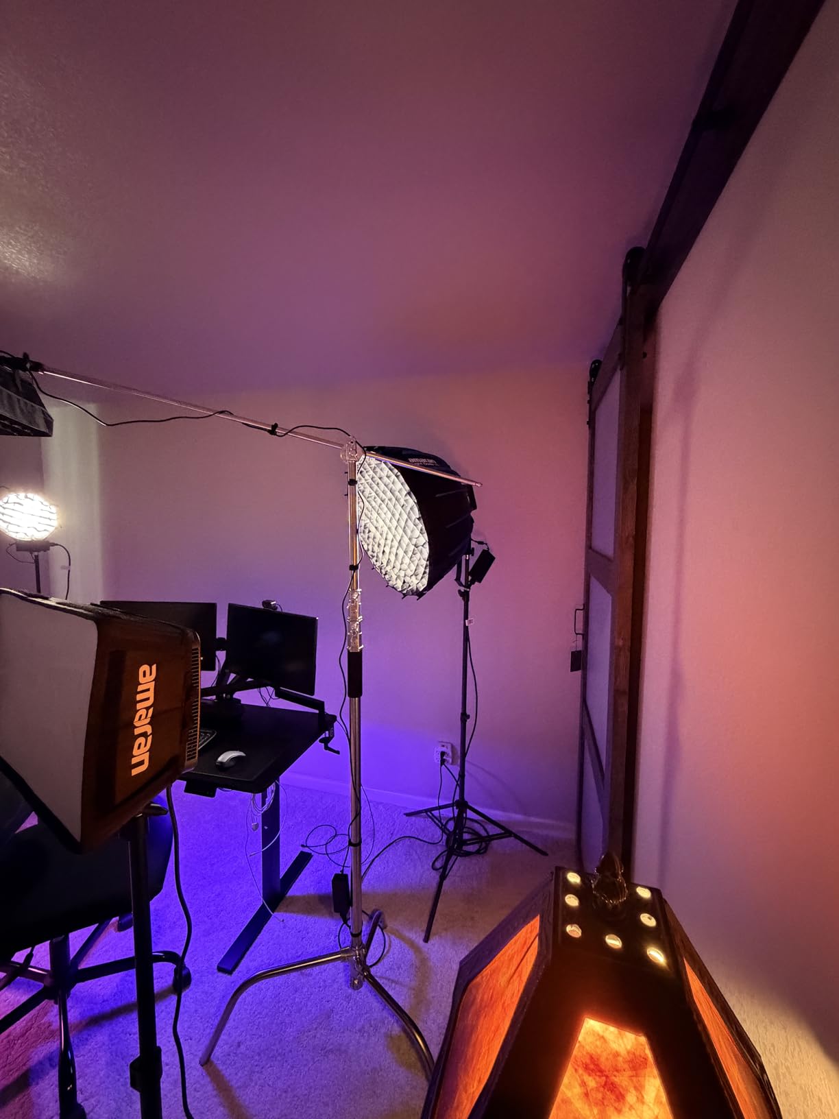 Heavy Duty C Stand 10.8ft/330cm with Boom Arm 100% Stainless Steel | Photography C-Stand with Carry Bag Sandbag 3*Clip 2*Grip Head for Photography Studio Video Monolight Softbox Shooting customer photo 2