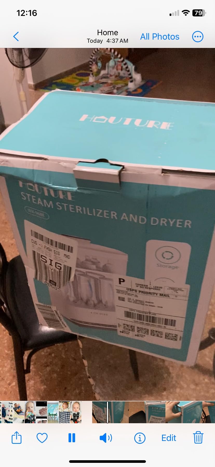 HAUTURE 6-in-1 Baby Bottle Sterilizer and Dryer, Large Capacity customer photo 2