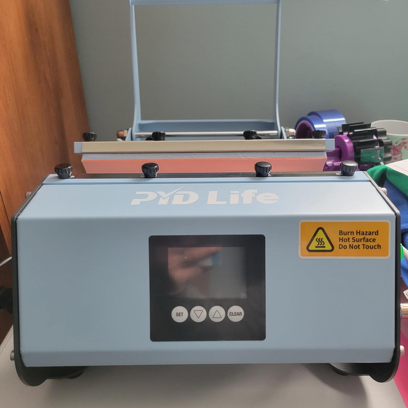 PYD Life 30 OZ 20 OZ Tumbler Heat Press Machine 110 V Light Blue customer photo 1