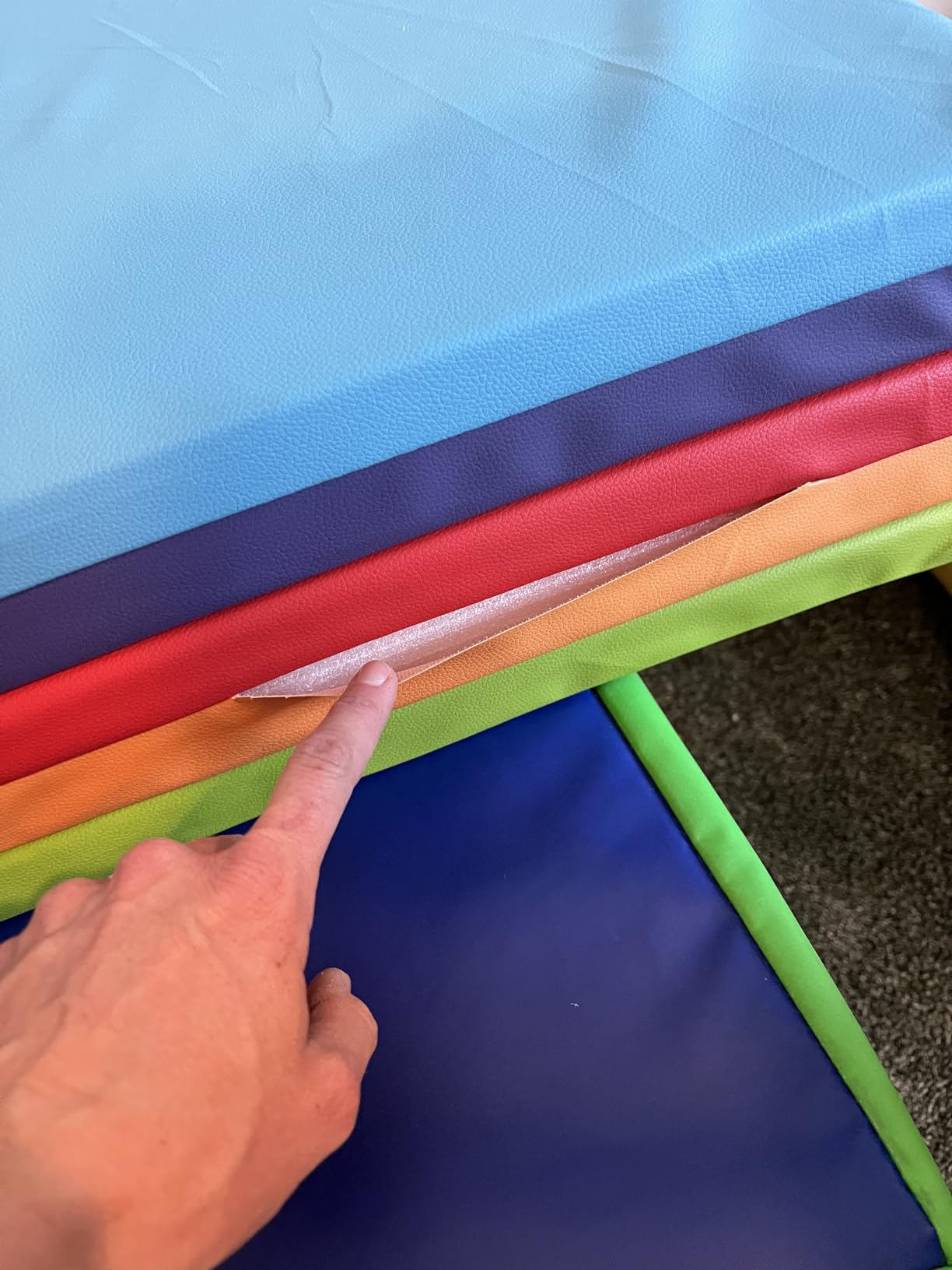 Antsy Pants Tumbling Mat for Kids – Gymnastics Mat, Easy to Clean, Sturdy, Foldable Tumbling Mats, Padded, Lightweight, Portable, Gymnastics Equipment for Active Play customer photo 1