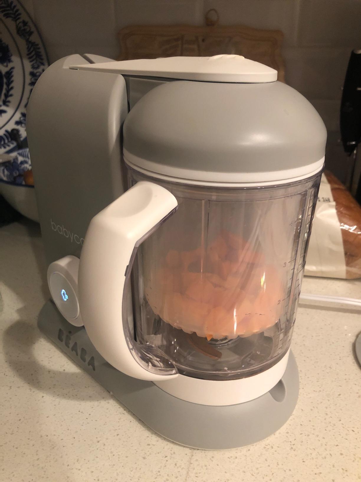 BEABA Babycook Solo 4 in 1 Baby Food Maker, Puree Steamer and Blender for Purees, Grinder with Auto Steam Cooking, Lrg Capacity 4.5 Cups 27 Servings in 20 Mins, Eucalyptus customer photo 1
