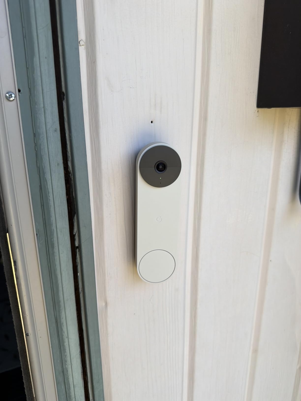 Google Nest Doorbell (Battery) - Snow customer photo 1