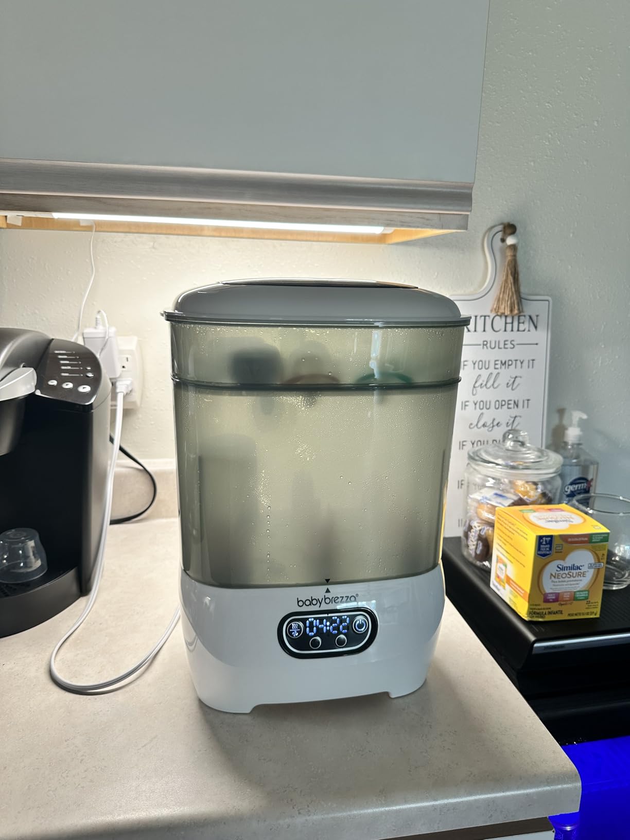 Baby Brezza Bottle Sterilizer and Dryer Advanced – Largest Capacity customer photo 2
