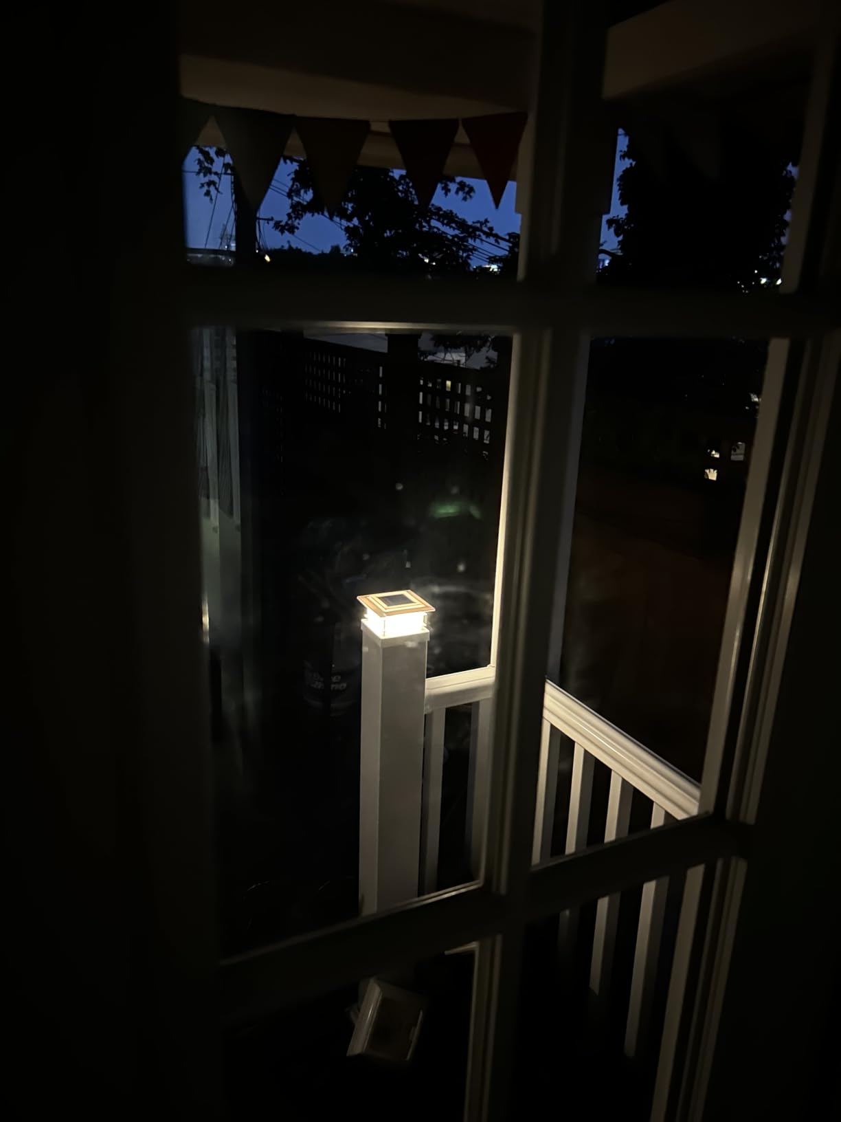 Dynaming 4x4 Solar Post Cap Lights Outdoor with 2 Color Modes, 6 Pack Upgrade Fence Post Solar Lights Black Shell for 4x4 Vinyl/Wooden Posts, Brightness LED Lighting Decor for Garden Deck Patio customer photo 2
