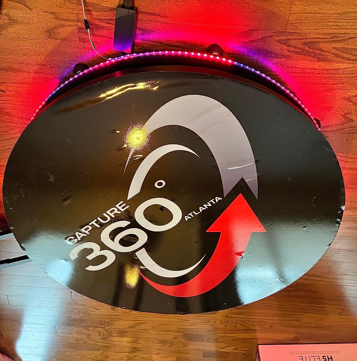 MWE 360 Photo Booth Machine for Parties with Flight Case,Logo Customization customer photo 2