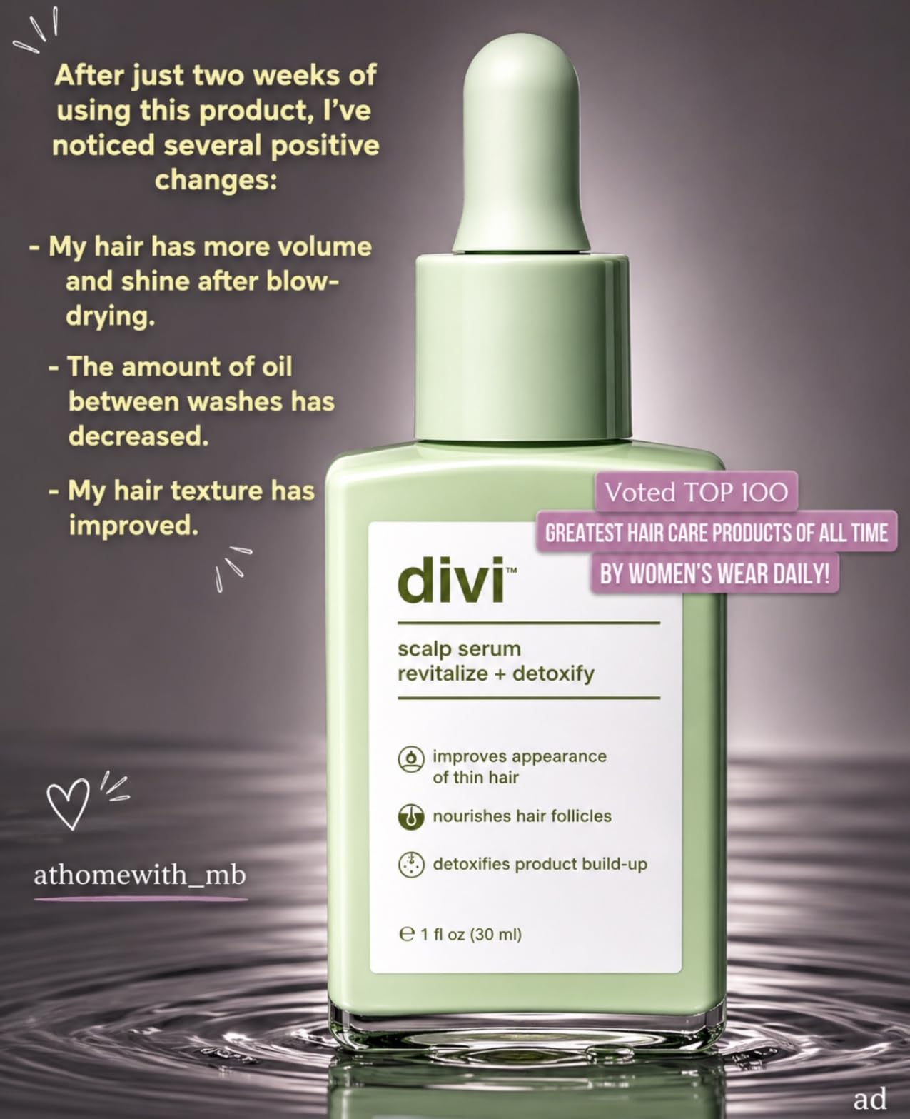 Divi Scalp Serum | To Promote Fuller-Looking Hair with Peptides | 30ml customer photo 1