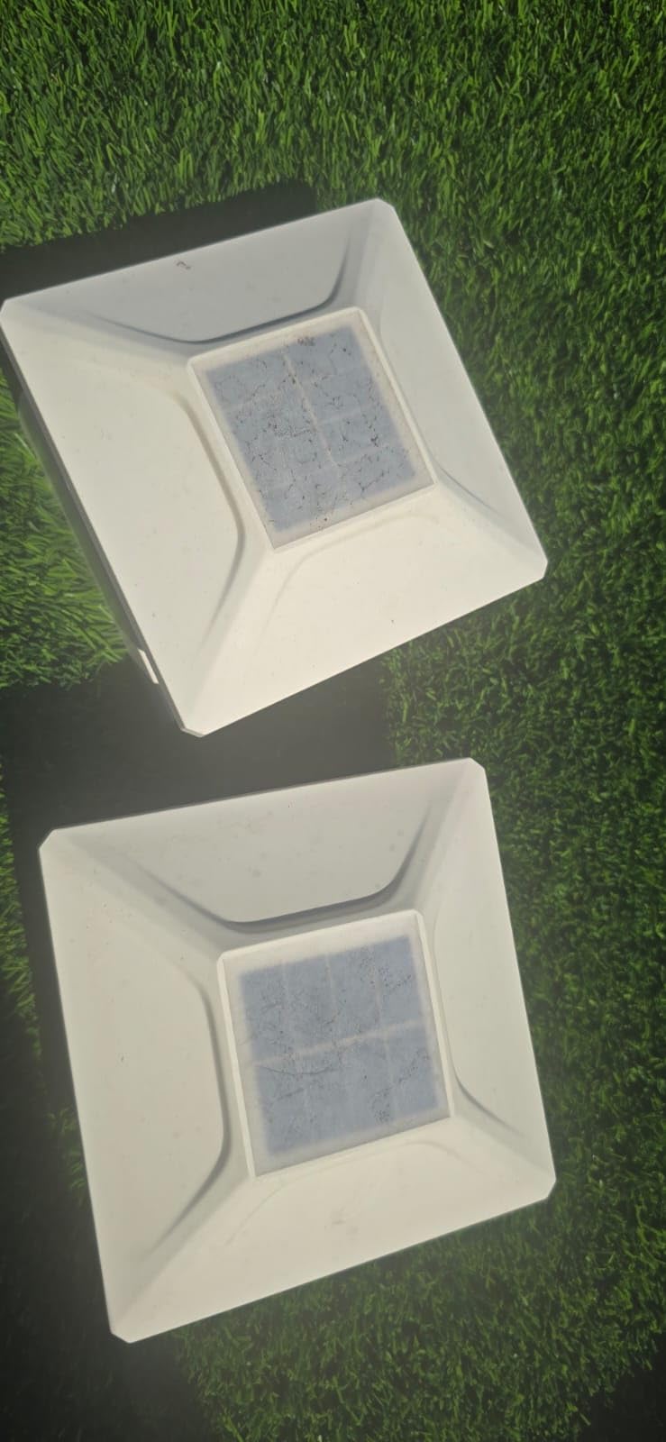 Solar Post Cap Lights Outdoor 6 Pack, 2 Modes Bright Fence Post Solar Lights Outdoor Waterproof, Deck Fence Post Cap Light Solar Powered for 4x4 4.5x4.5 5x5 Posts for Garden Decor customer photo 2