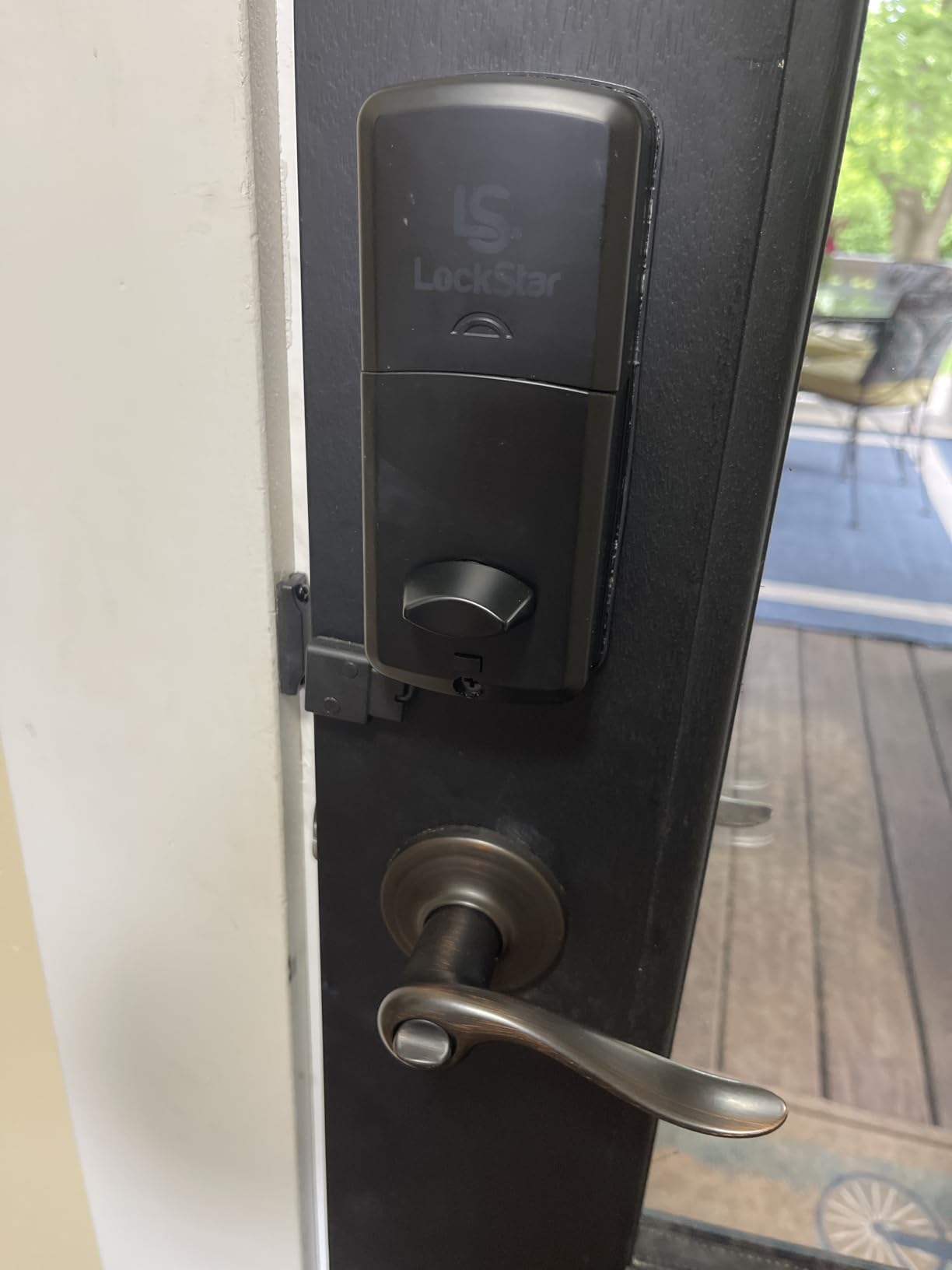 LOCKSTAR® Smart Door Lock • Keyless Entry Deadbolt Door Lock • Multiple Entry Methods – APP • Fingerprint Touch ID • Keypad Code • Card FOB • Traditional Key • Smart Home Devices customer photo 2