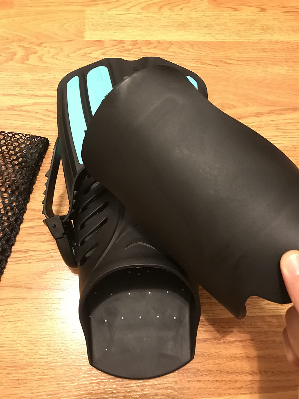 Diving fins Snorkeling Gear for Adults Kids Swim fins Flippers Travel Size customer photo 1
