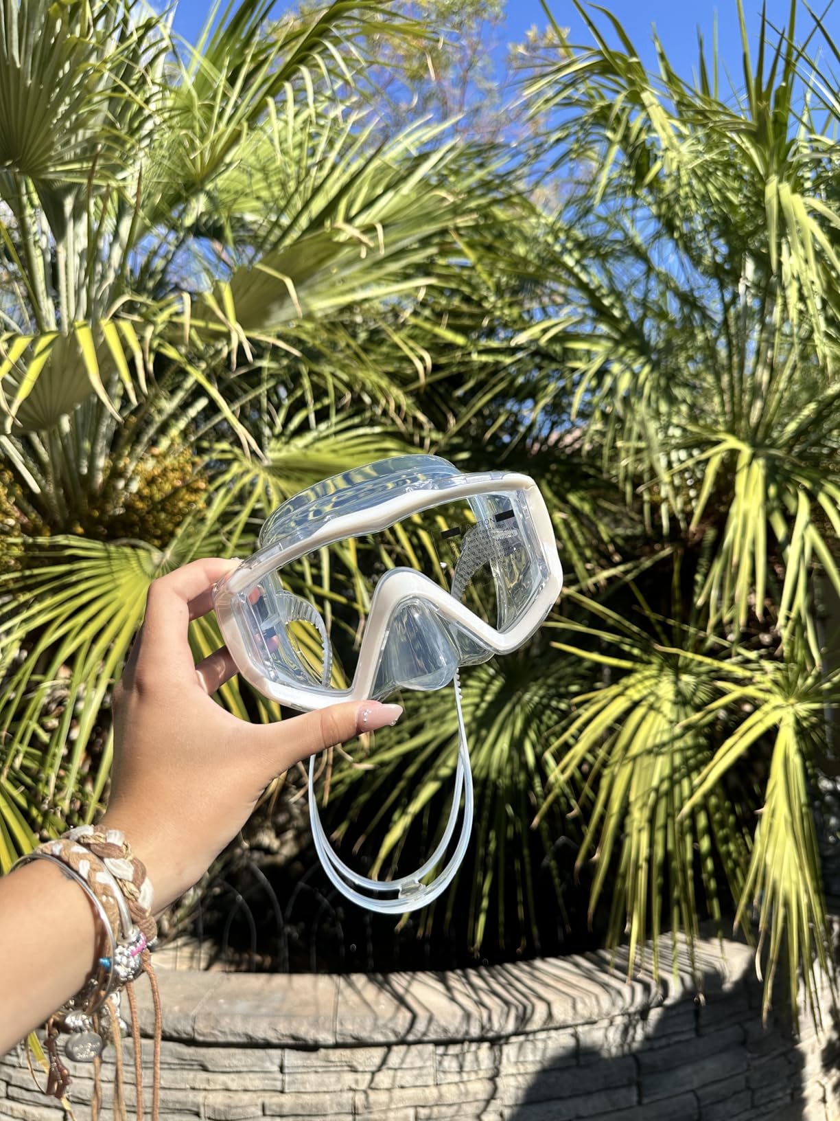 Snorkel Set Pano 3 Window Adult Snorkeling Gear, Professional Snorkel Goggles Anti-Fog Diving Mask, Anti-Leak Swim Goggles and Dry Top Snorkel for Diving, Snorkeling, Swimming customer photo 2