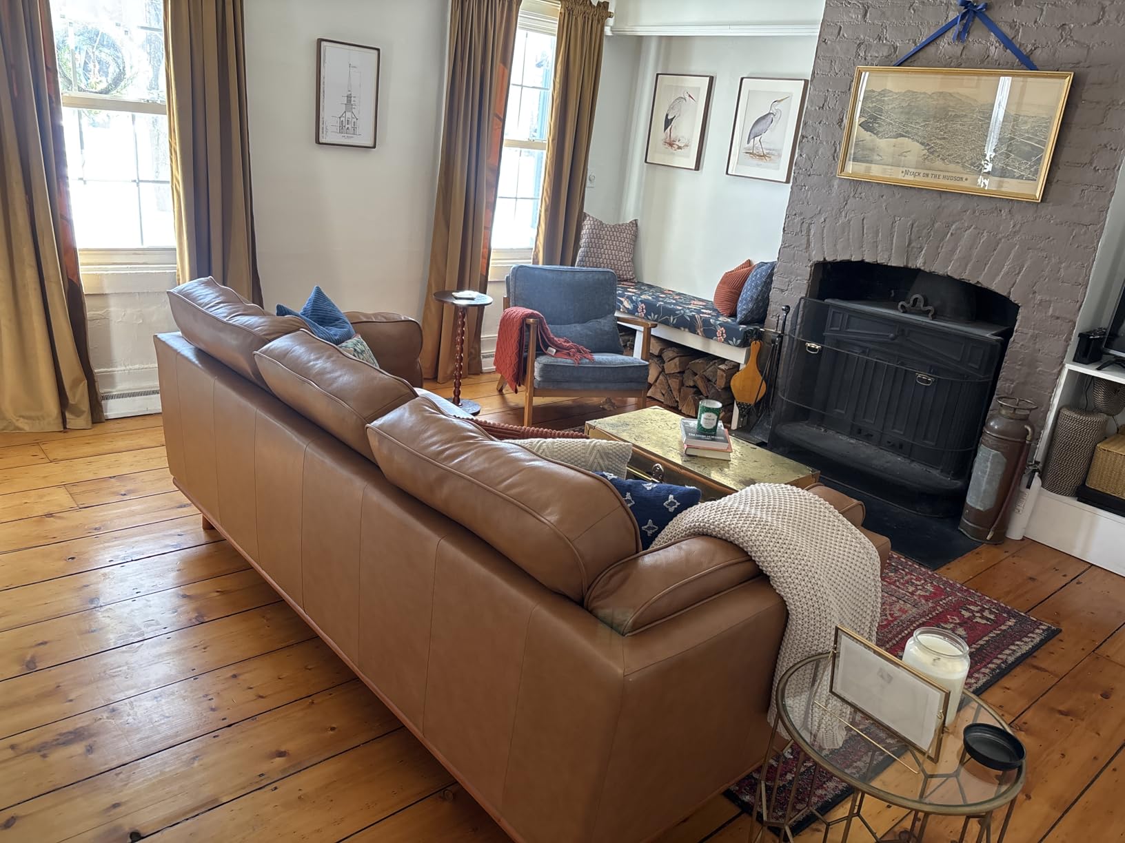 Valencia Artisan Full Leather Sofa 88