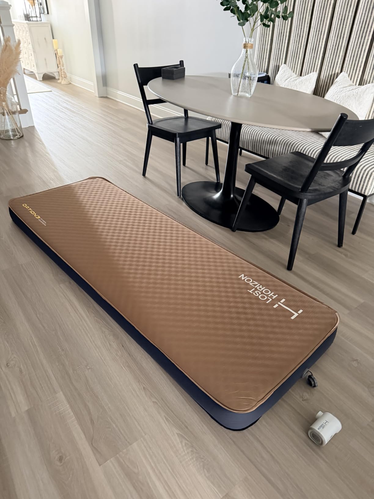 Lost Horizon Option3 Self-Inflating Foam Camping Mattress, Single, 4.5