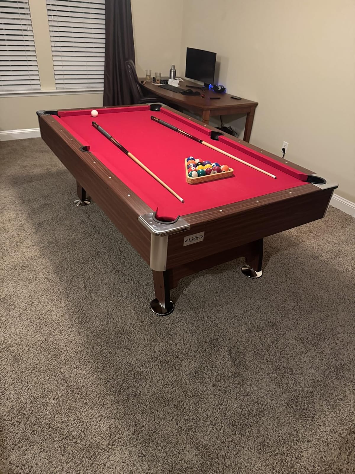 RACK Draco 7-Foot Tournament Billiard/Pool Table – Professional Competition Game Table customer photo 2