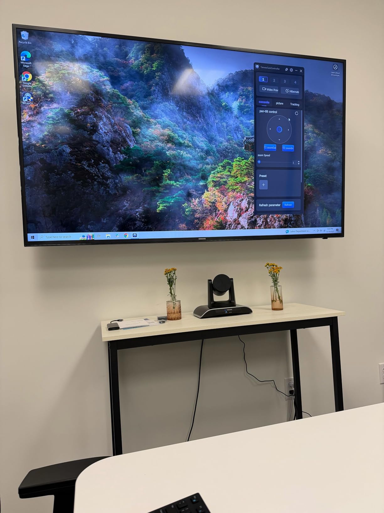 TONGVEO All-in-One Conference Room Video Camera System Al Auto-Tracking HD1080P 60fps 3X Optical Zoom USB3.0 HDMI PTZ Camera and Bluetooth Conference Speakerphone with Microphones customer photo 2