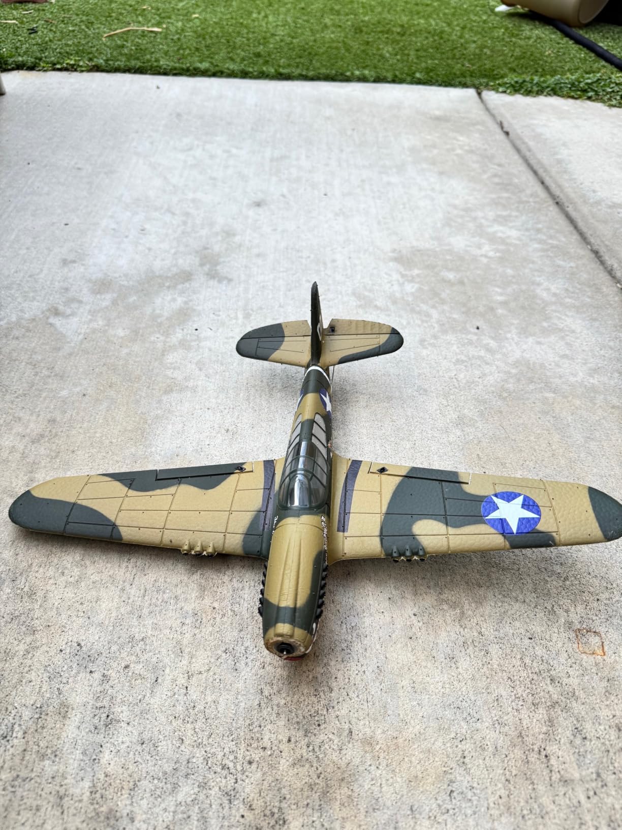 LEAMBE RC Plane 4 Channel Remote Control Airplane - Ready to Fly P-40 Warhawk RC Airplane for Beginners Adult with Xpilot Stabilization System & One Key Aerobatic customer photo 2