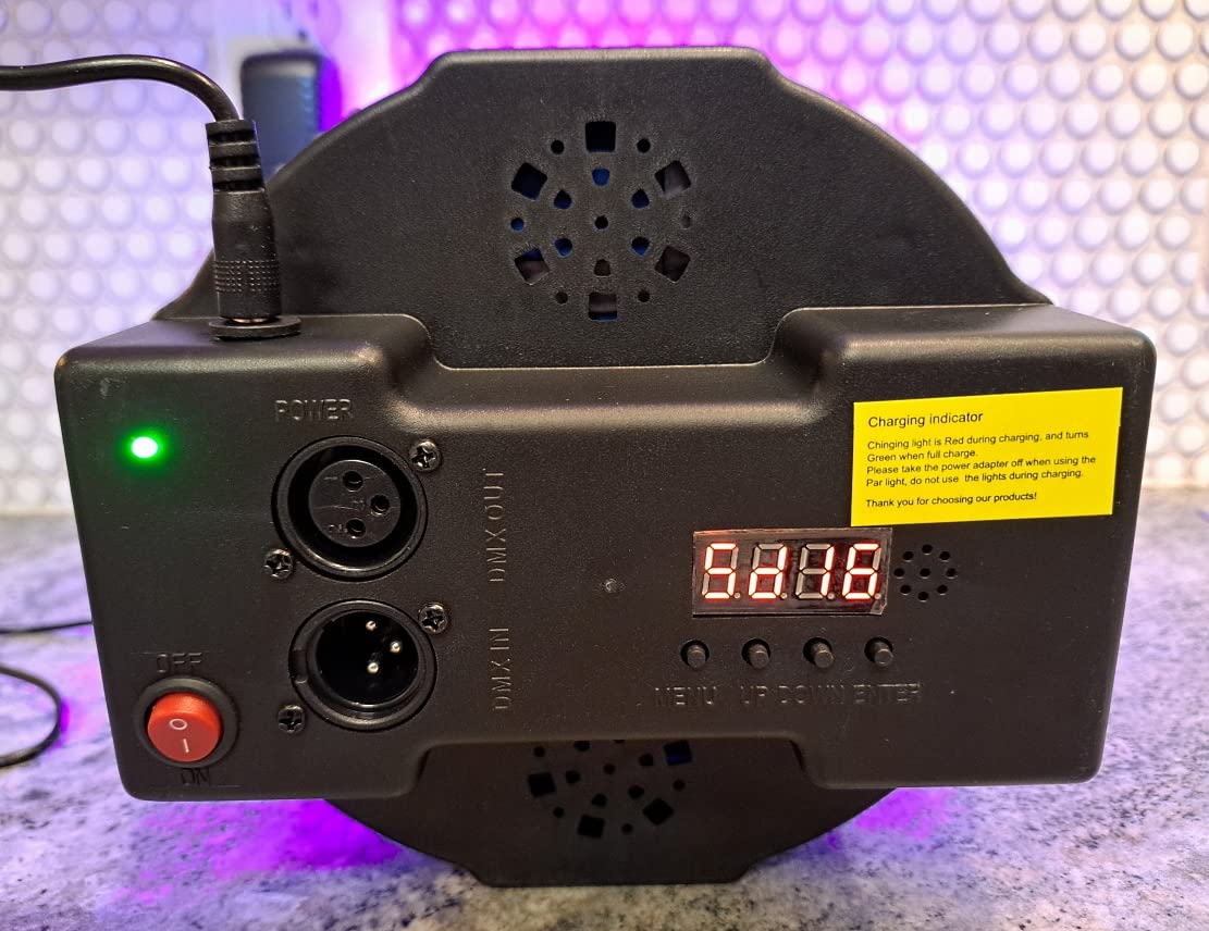 Rechargeable Stage Par Lights U`King RGB 36 LED Uplights Battery Powered with RGB 36W DJ Uplights Sound Activated Remote Control for Wedding DJ Disco Events Halloween Church Live Party- 8 Pack customer photo 1
