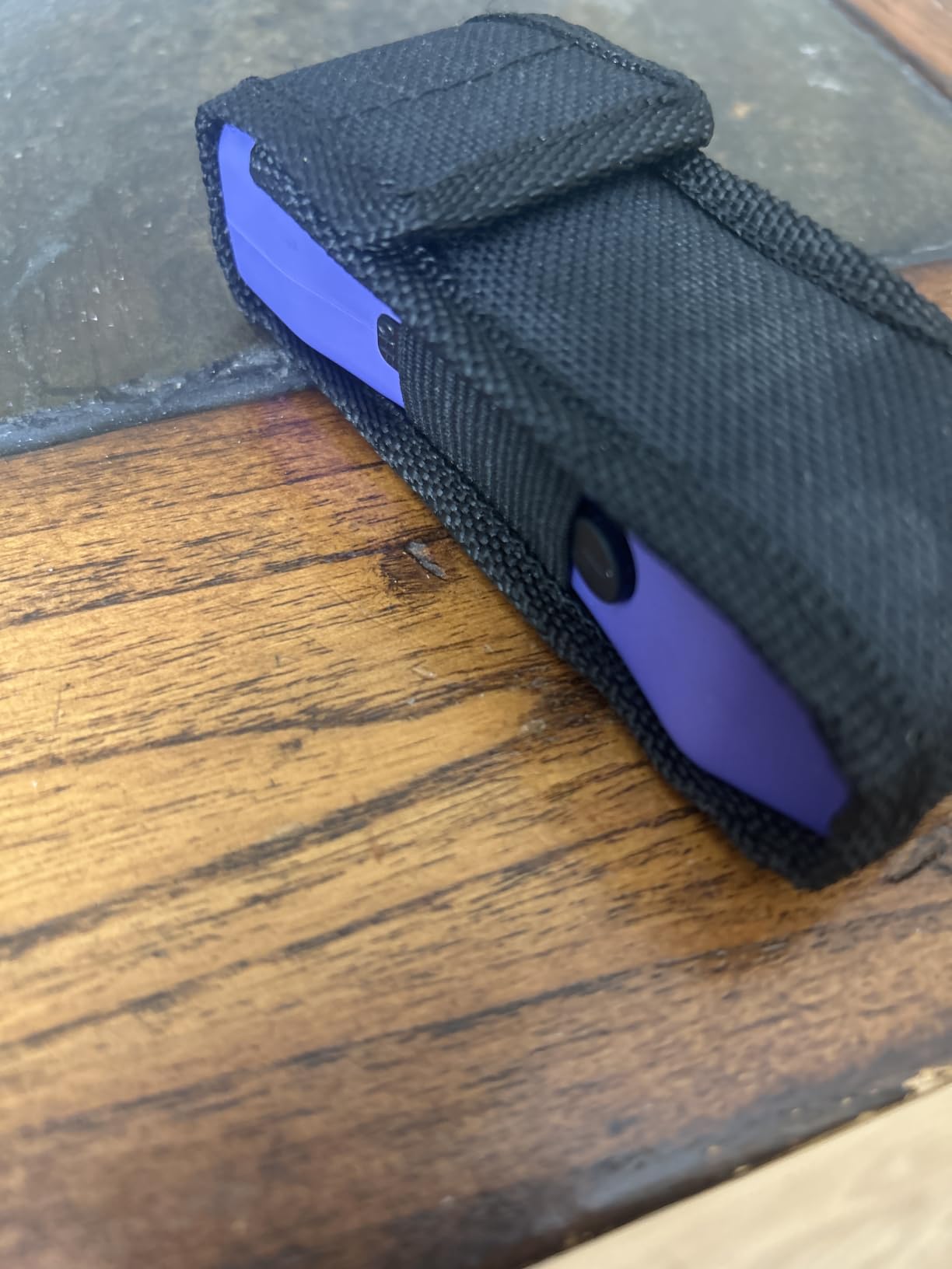 FIGHTSENSE Super Heavy Duty Keychain Stun Gun with Flashlight for Men and Women self Defense Device, Rechargeable Stun Gun, Nylon Holsters customer photo 2