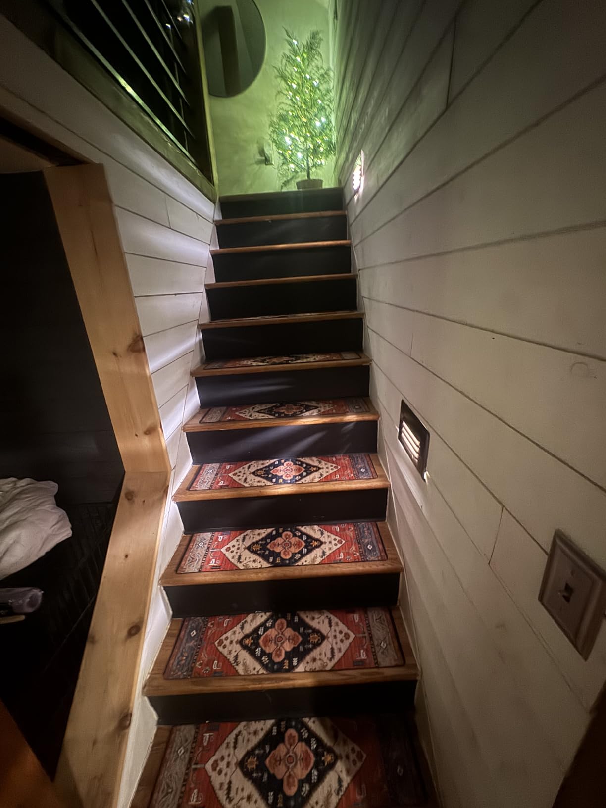 OJIA Non-Slip Carpet Stair Treads for Wooden Steps 15PC 30