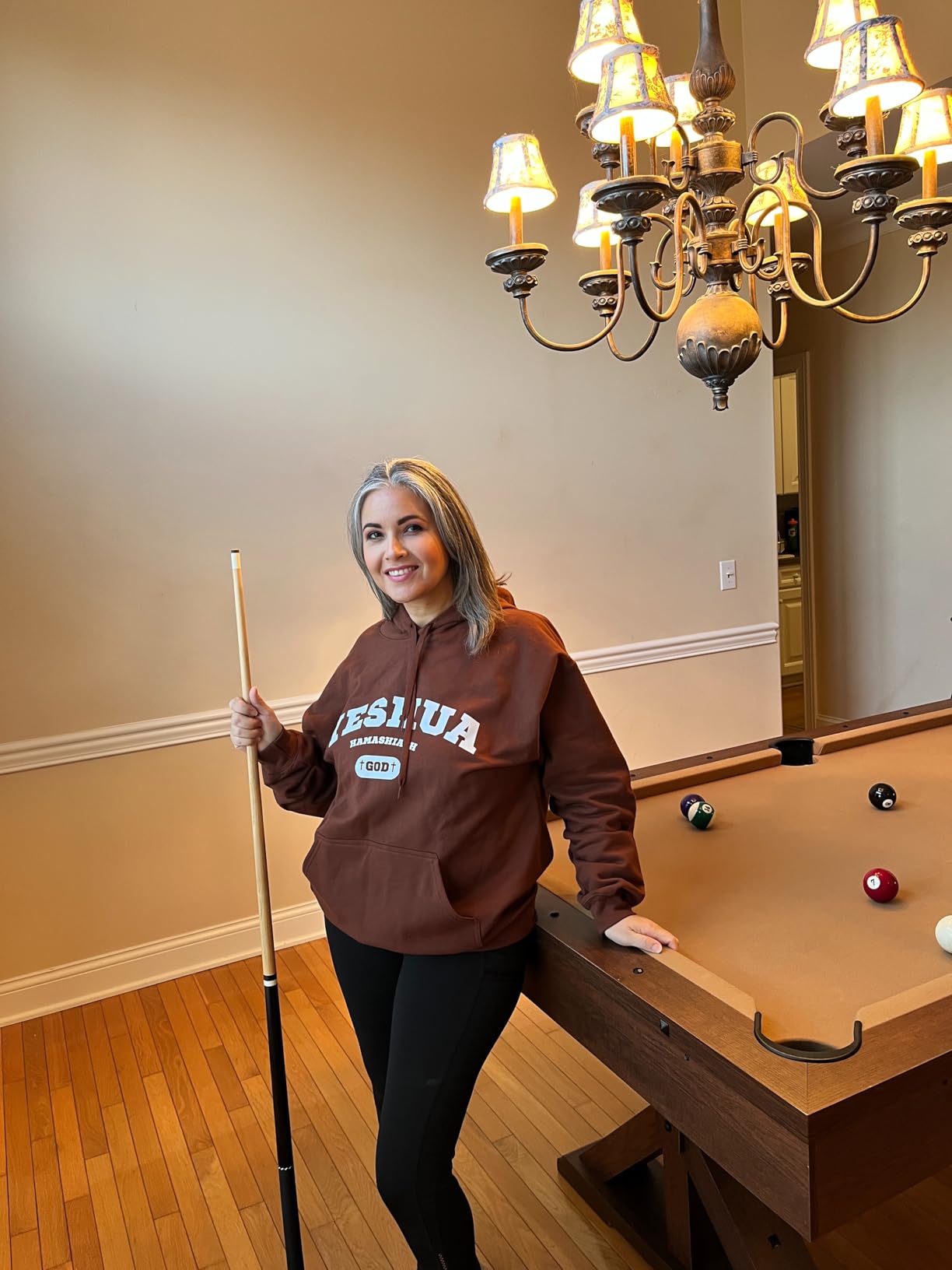 Freetime Fun 7 FT 3 in 1 Multi Game Pool Table with Dining Top Pool Table Ping Pong Table Combo, Includes Accessories and Tennis Paddles. customer photo 2