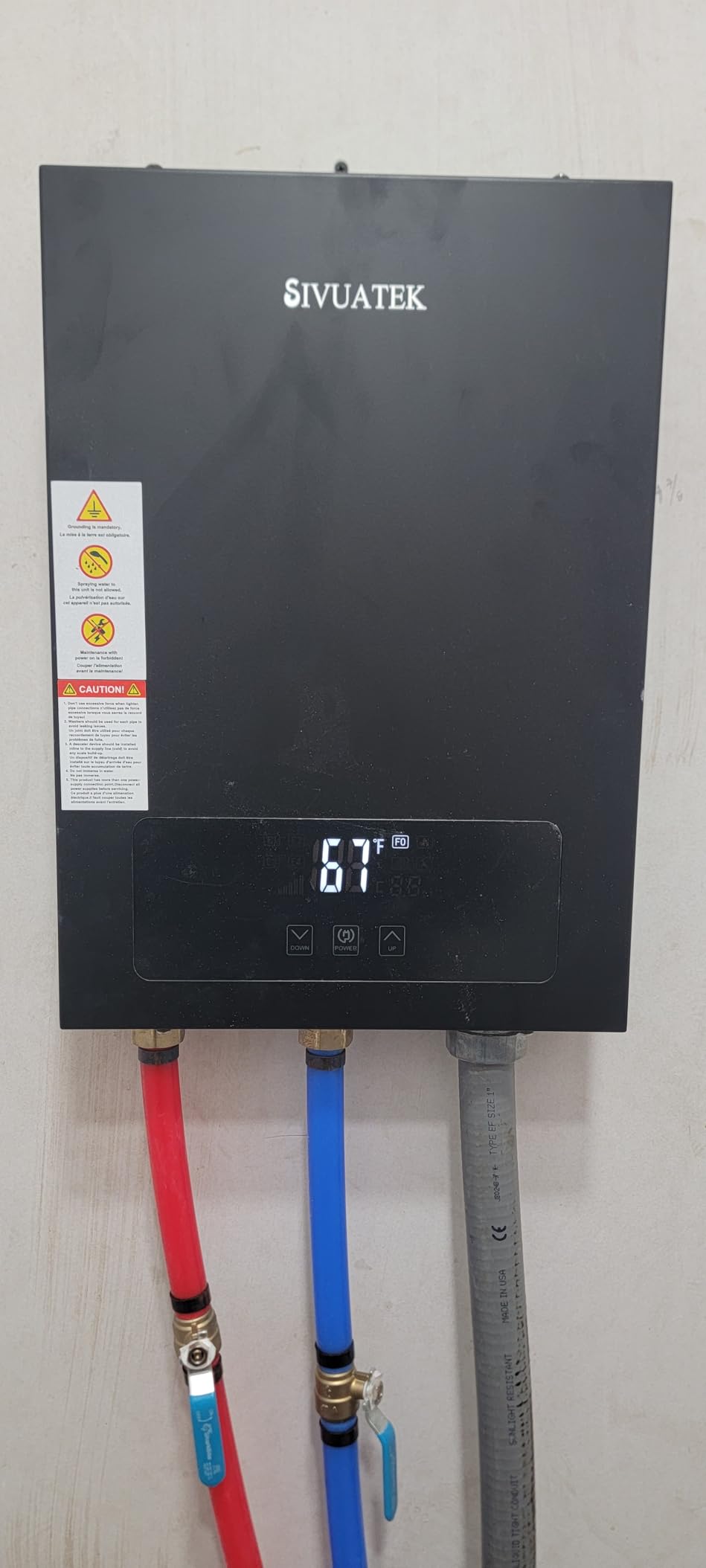 18kW Tankless Water Heater Electric 240V,Self-Modulating customer photo 2