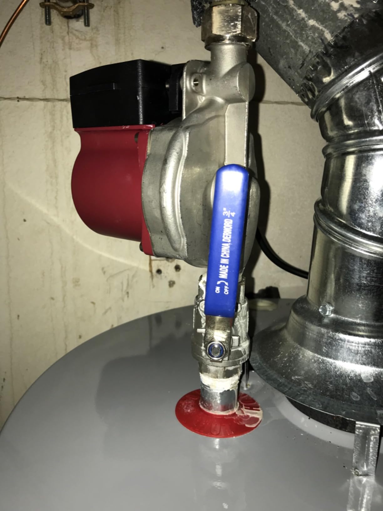 Hot Water Recirculating Pump 93W for Electric Water Heater System | Water Circulator Pump NPT 3/4