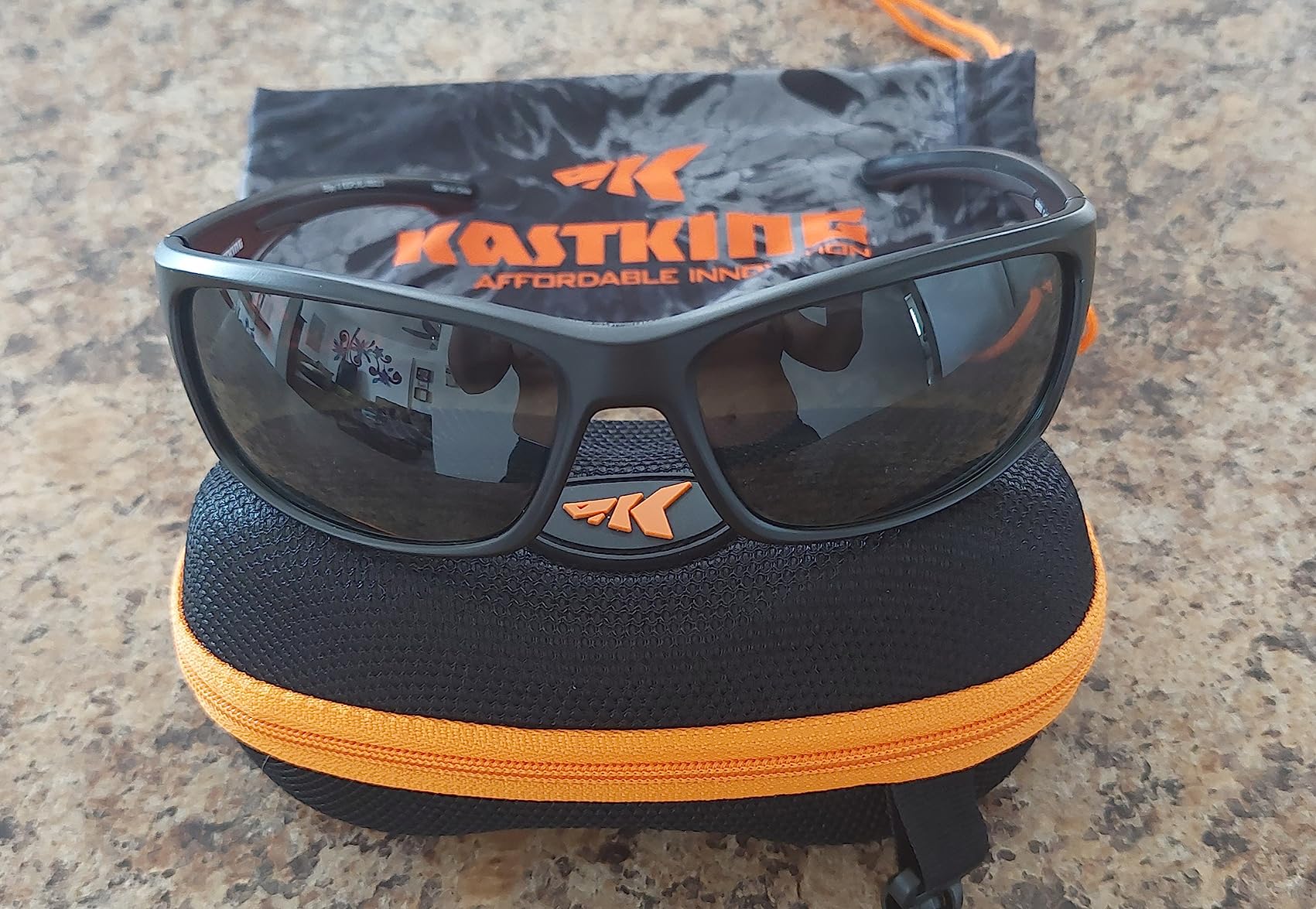 KastKing Ellijay Bifocal Polarized Sunglasses, Wrap Reader Sunglasses customer photo 1