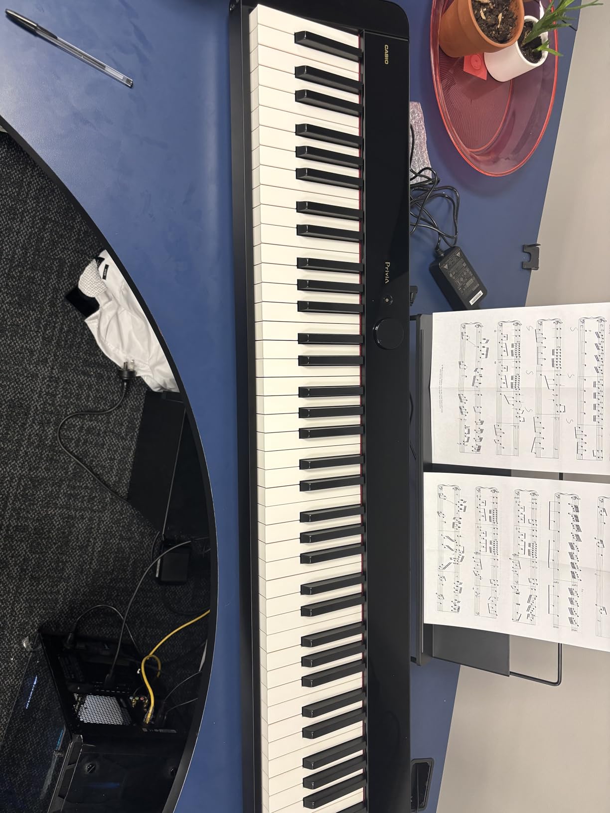 Casio Privia PX-S5000 88-Key Hybrid Digital Piano | 23 Tones | Black customer photo 1