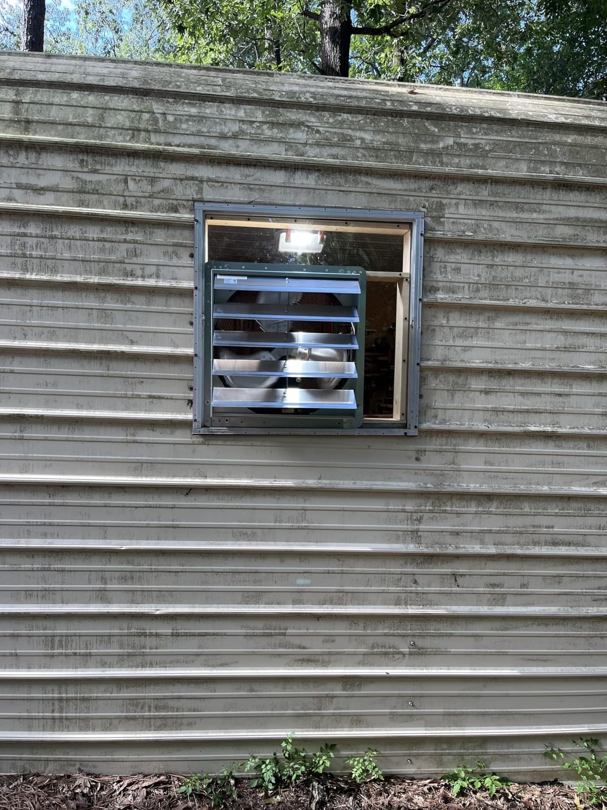 KEN BROWN 20 Inch Shutter Exhaust Fan With 1.65 Meters Power Cord Wall Mounted, High Speed 3500CFM, Vent Fan For Garages And Shops, Greenhouse,Attic Ventilation customer photo 1
