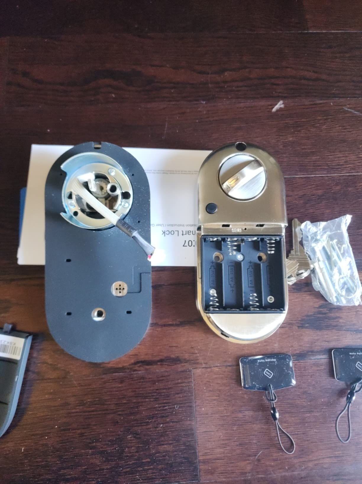 Veise RZ07 Fingerprint Smart Door Lock Deadbolt, App Control, Matte Black customer photo 2