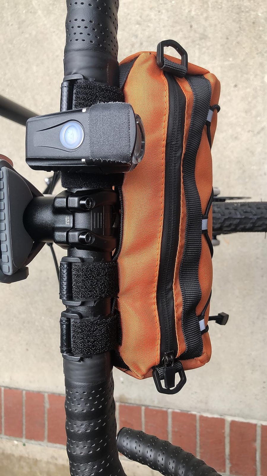 Rhinowalk Bike Handlebar Bag, Bicycle Front Bag Shoulder Bag Storage Bag with Shoulder Strap for Road Mountain Bike Cycling Travel customer photo 1