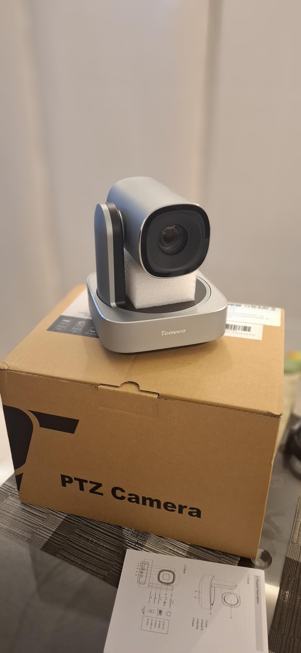 Tenveo 4K PTZ Camera, AI Humanoid & Face Auto-Tracking, 12X Optical Zoom Wide Angle, USB3.0/HDMI/LAN PoE IP Live Streaming for Church Video Conference Broadcast Zoom Teams YouTube OBS customer photo 1