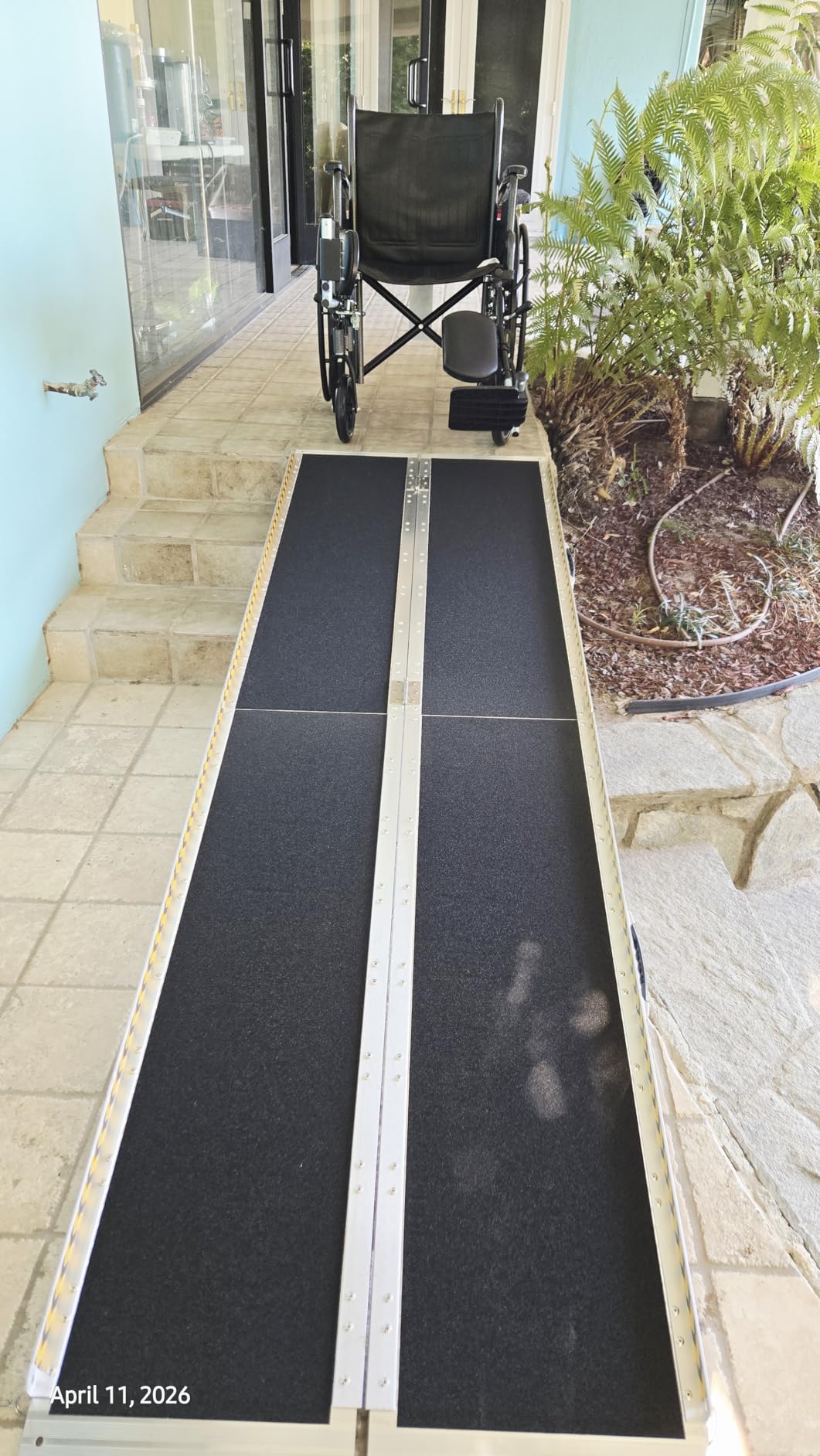 VNN Portable Wheelchair Ramp 4FT, Non-Slip Ramps for Wheelchairs for Home customer photo 2