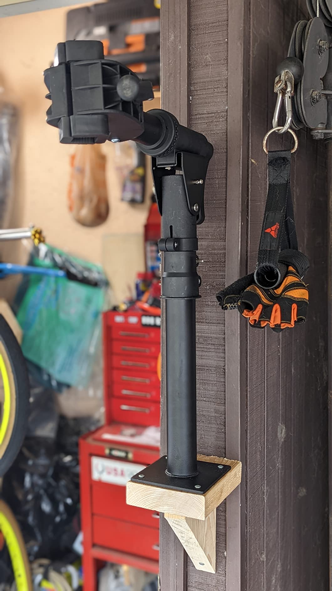 CHEPARK Bike Repair Stand (Max 88lbs) - Bench Mount Bike Workstand - E Bike Repair Stand Shop Home Mechanics for Mountain Bike and Road Bike (Black-Bench) customer photo 1