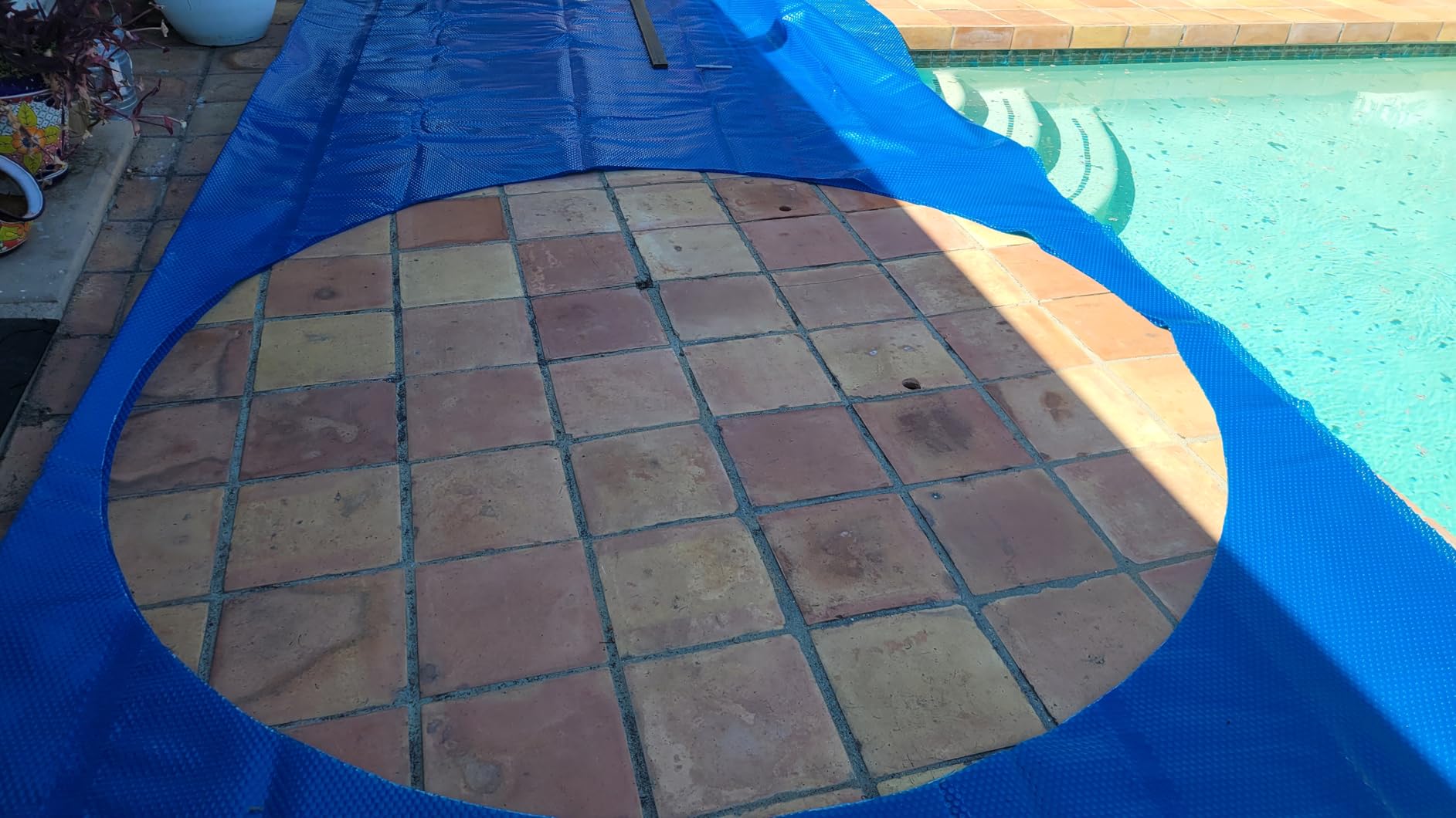 VINGLI 18x36ft Solar Pool Cover 12mil Rectangle Blue customer photo 1