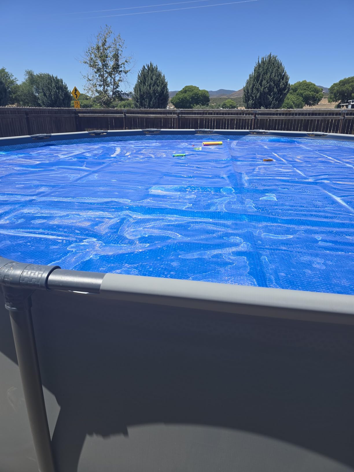 VINGLI 18x36ft Solar Pool Cover 12mil Rectangle Blue customer photo 2