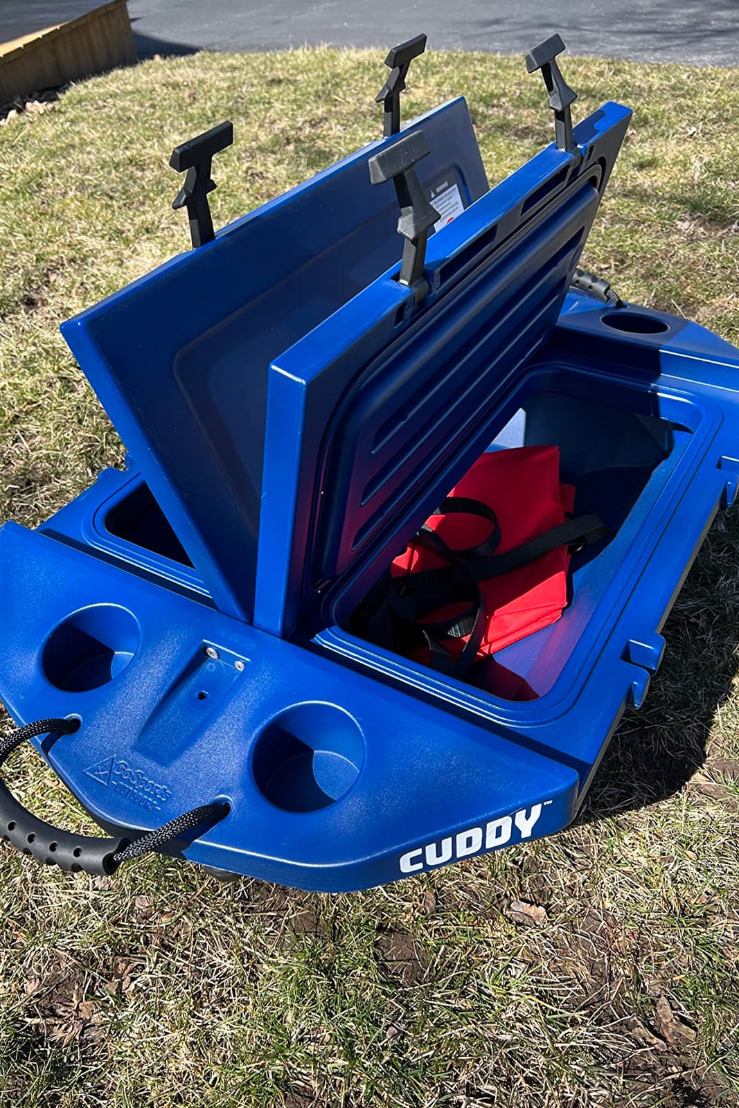 CUDDY Floating Cooler and Dry Storage Vessel for Land & Water – 40QT– Great for River, Beach, Kayak, Pool, & Lake - Multiple Color Options customer photo 1