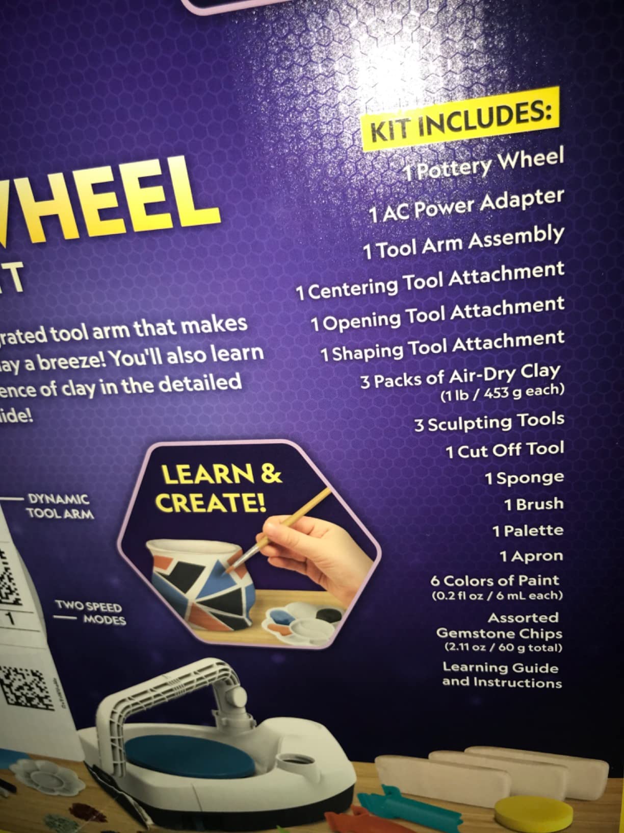 National Geographic Deluxe Pottery Wheel Complete Starter Kit for Kids customer photo 2