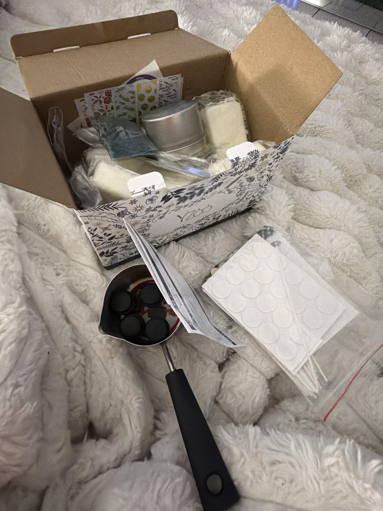 Complete Candle Making Kits for Adults Beginners, DIY Candle Making Supplies Include Soy Wax,Wax Melter,Scents,Dyes,Wicks,Wicks Sticker,Candle Tins & More-Full Candle Maker Set - Arts & Crafts Kits customer photo 1